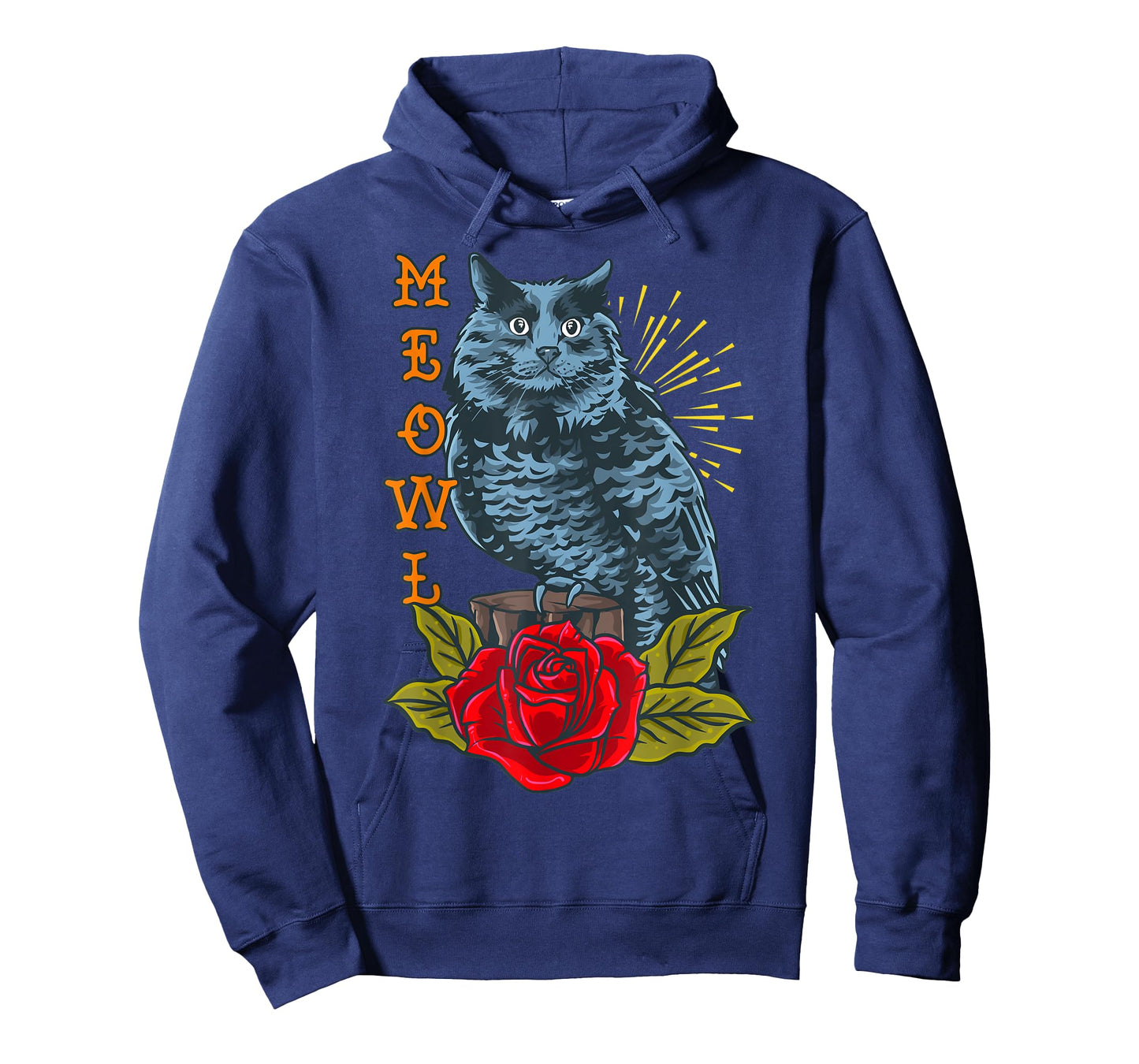 Meowl Cat And Owl T-Shirt for Men Women Kids