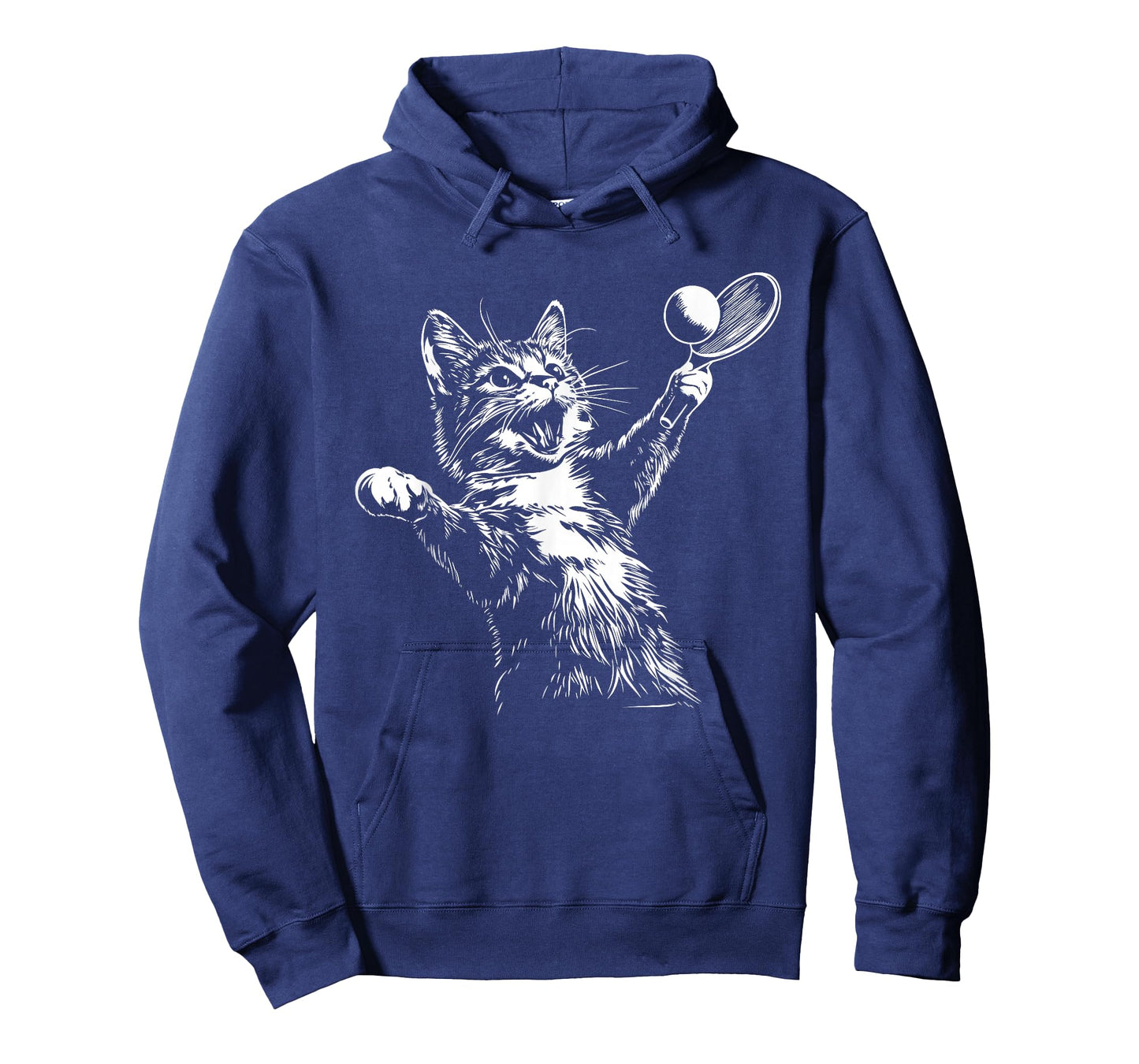 Funny Table Tennis Ping Pong Cat T-Shirt