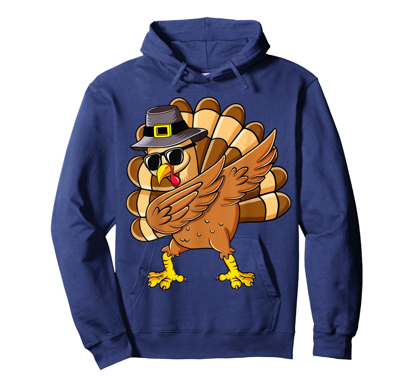 Dabbing Turkey Thanksgiving Day Pilgrim Boys Men Funny Dab T-Shirt
