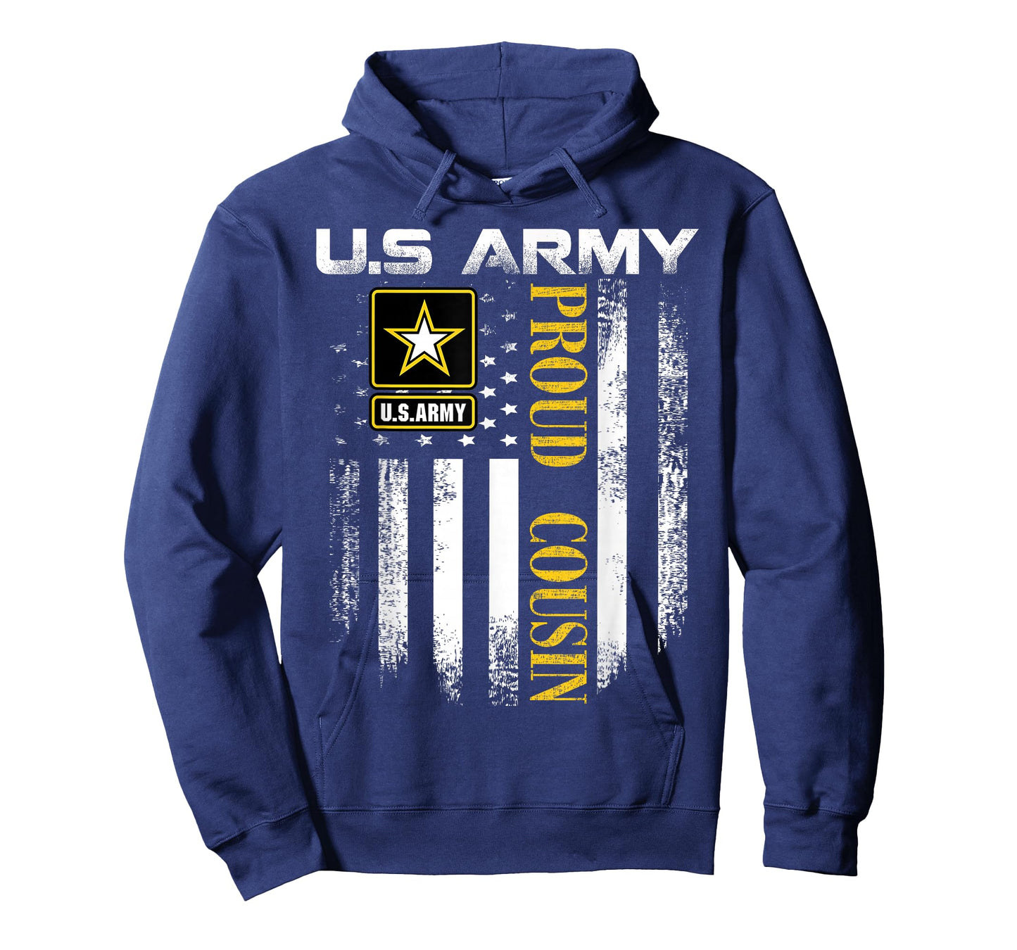 Vintage U.S. Army Proud Cousin with American Flag Gift T-Shirt
