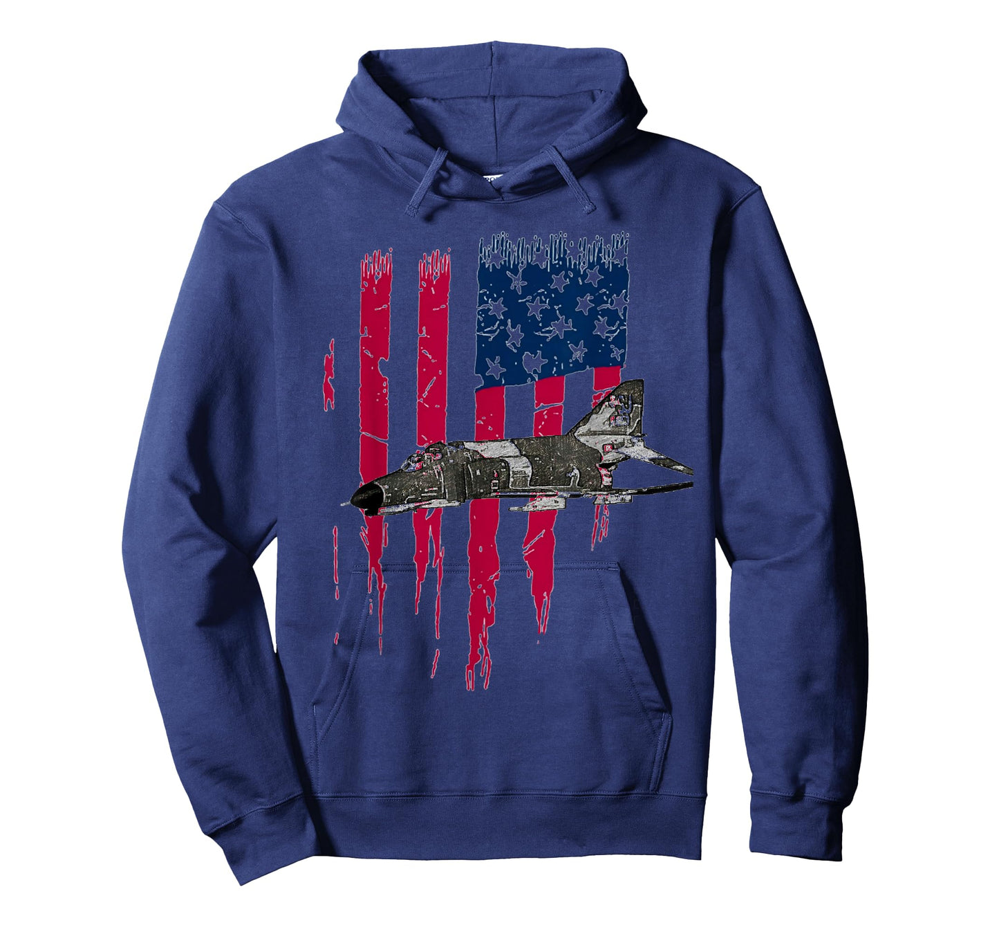 Patriotic F-4 PHANTOM The McDonnell Douglas America flag tee T-Shirt