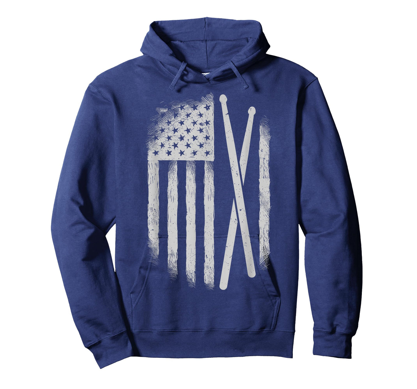 American Flag Drumsticks USA Drummers Vintage Drum Sticks T-Shirt