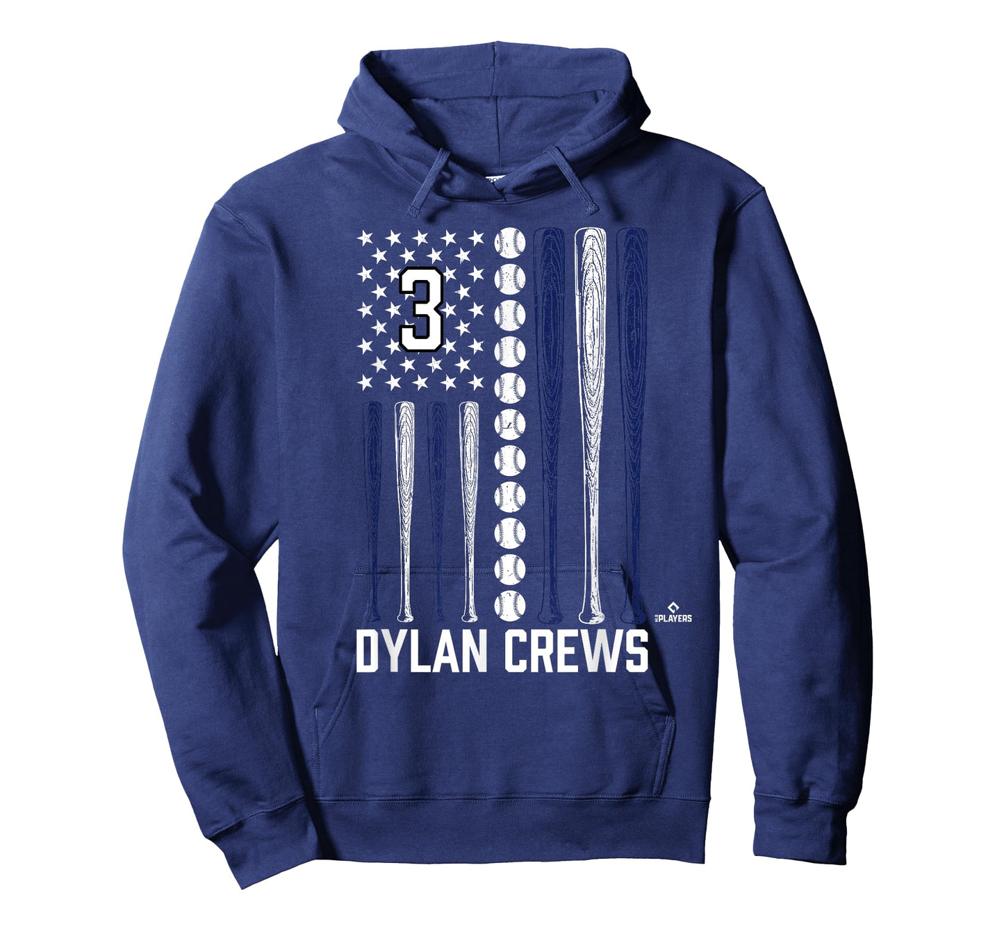 Baseball American Flag Dylan Crews Washington Baseball MLBPA T-Shirt