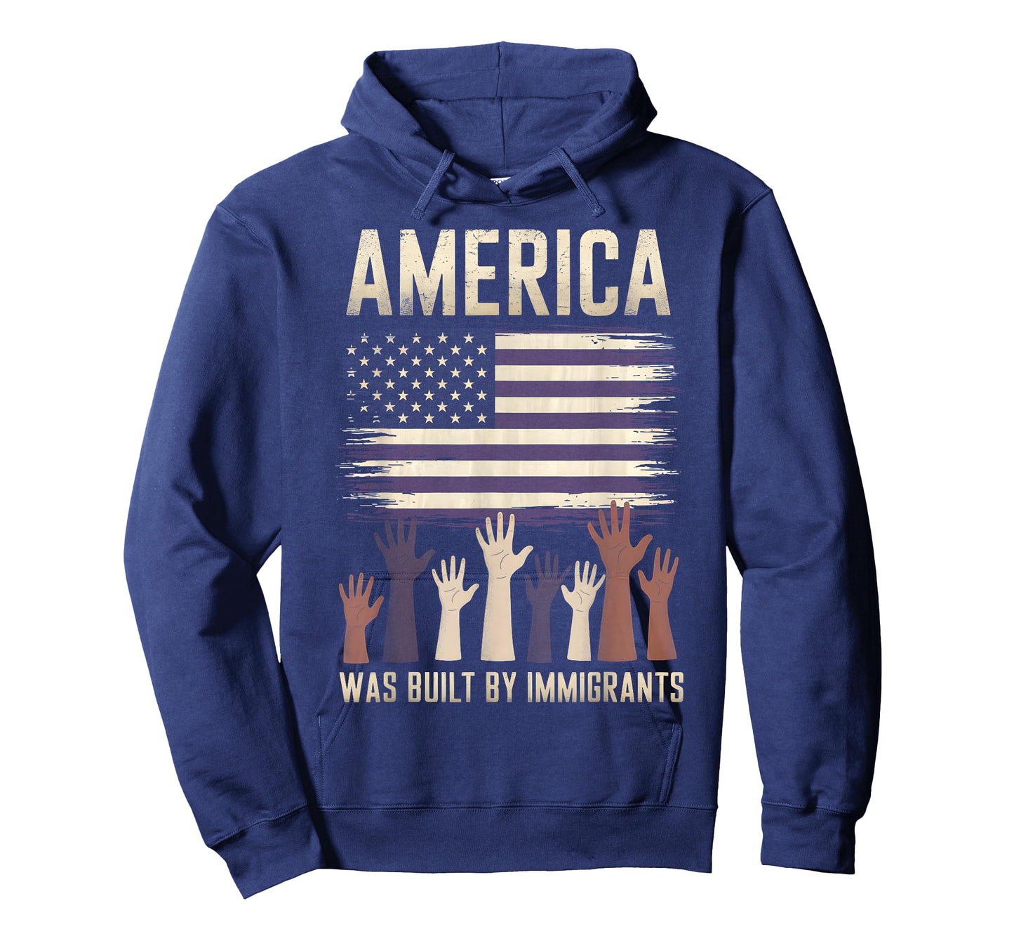 America was Built by Immigrants Diversity Immigration Rights T-Shirt