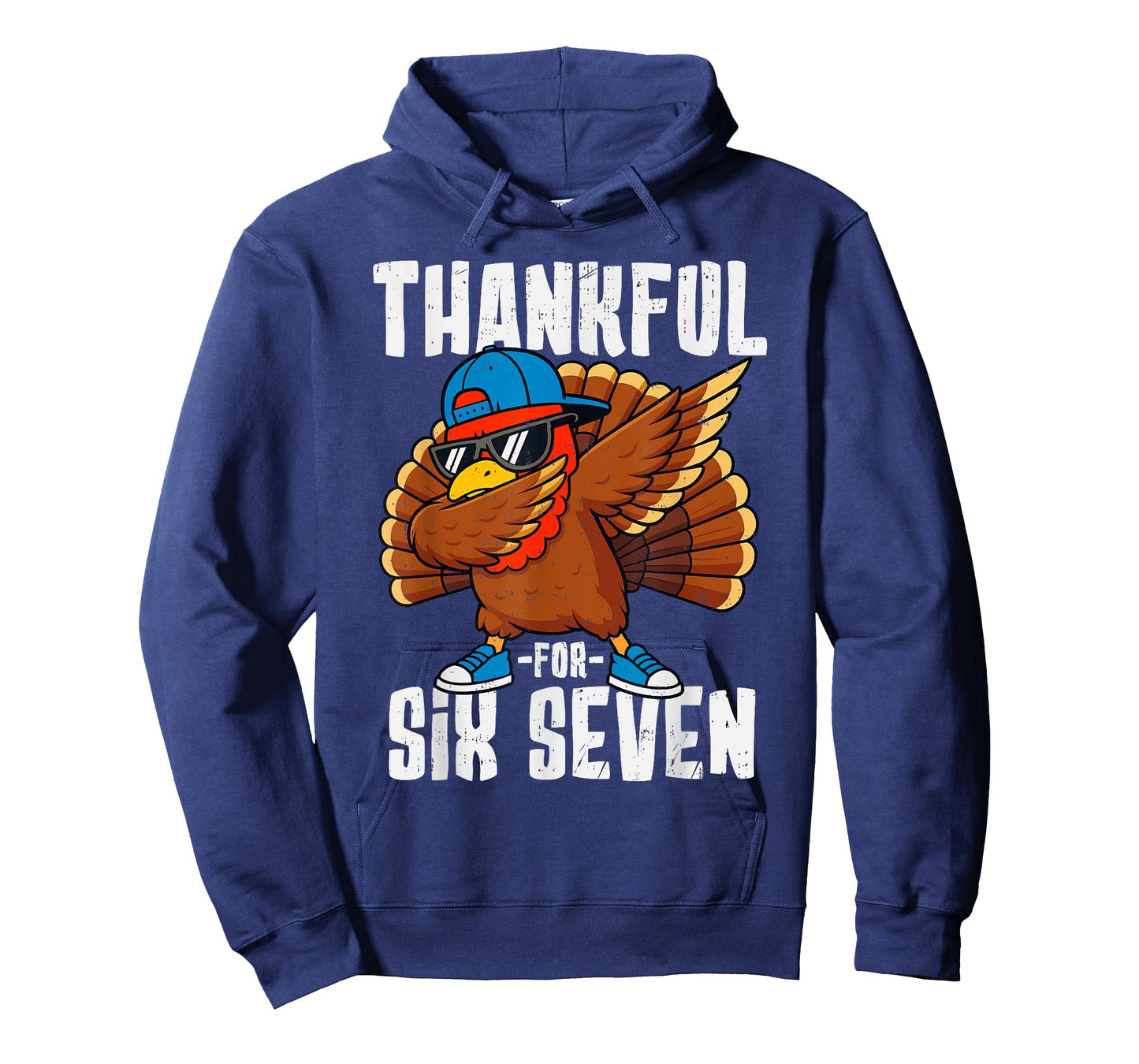 Thankful for Six Seven 67 Dab Turkey Gen Z Alpha Meme Slang T-Shirt