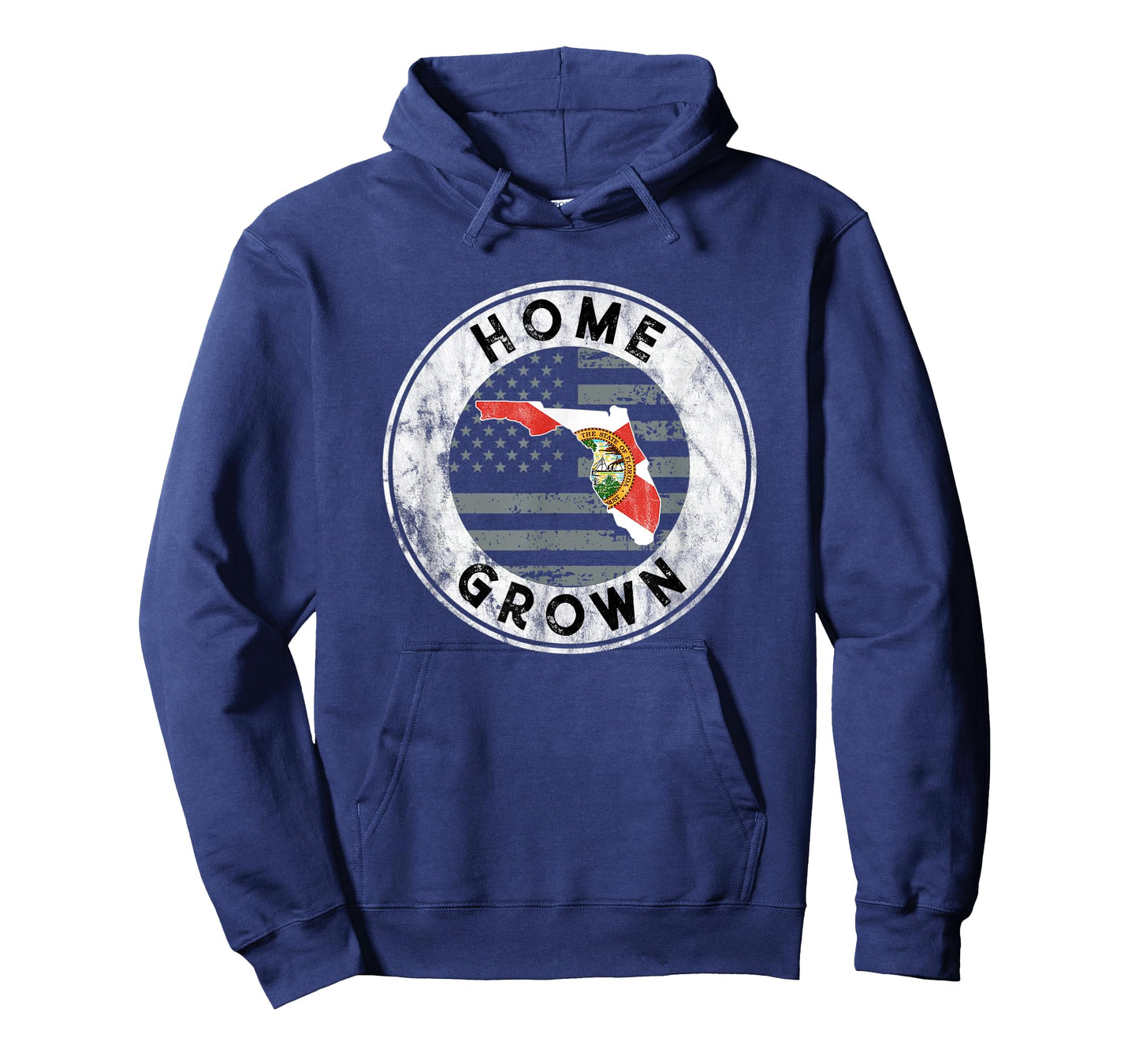 Florida Home Grown State Country American Flag Pride Love FL Women Men T-Shirt