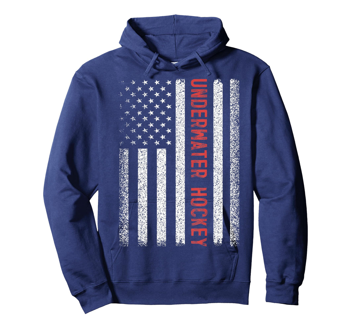 Underwater Hockey American Flag 4th of July UWH T-Shirt