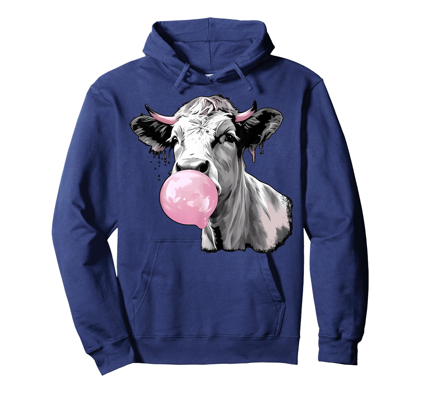 Cow Blowing Bubble Gum Cow Lovers Owners Farmers T-Shirt