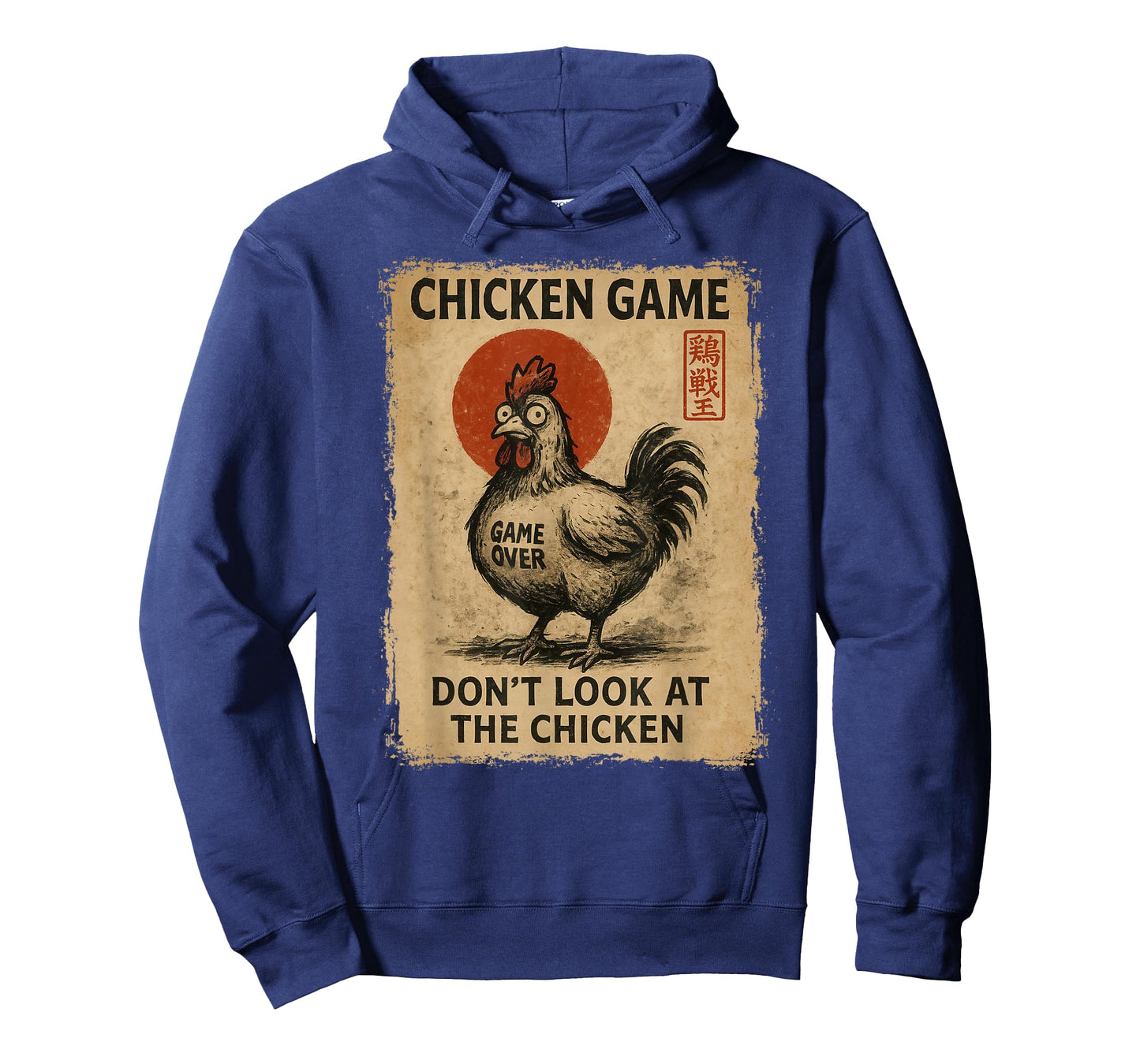 Chicken Game Funny Japanese Boys Girls Womens Mens Graphic T-Shirt