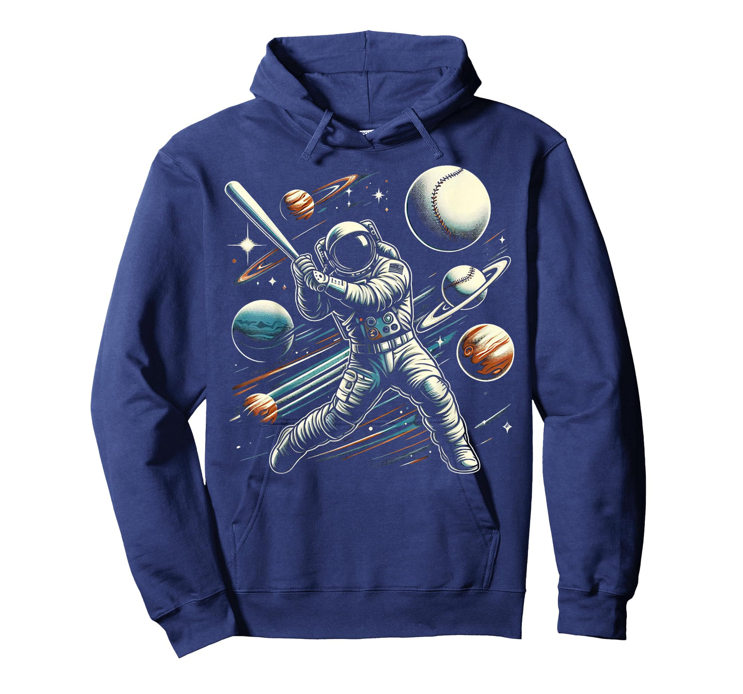 Baseball Astronaut Astronomer Planets Universe Outer Space T-Shirt
