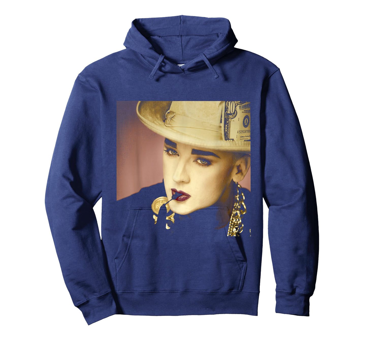 Boy George of Culture Club Dollar Hat by Simon Fowler T-Shirt