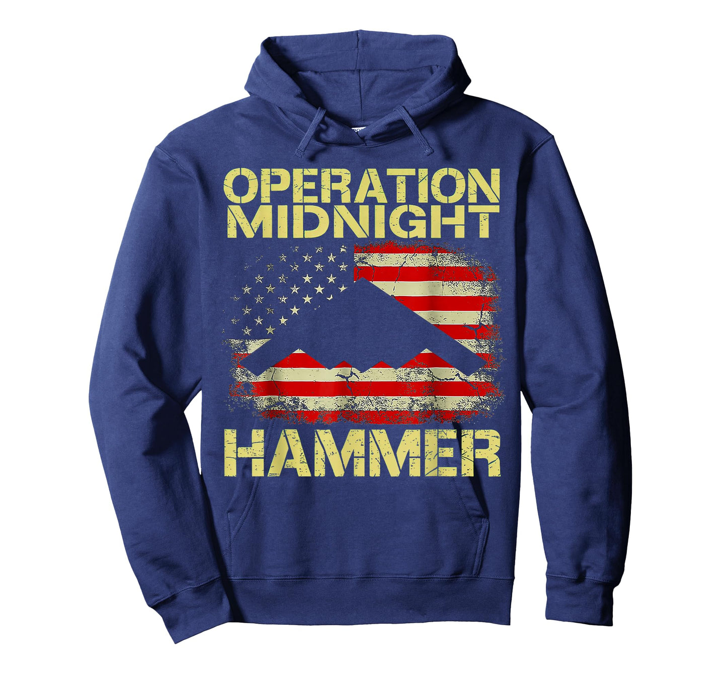 Retro Operation Midnight Hammer with American Flag T-Shirt