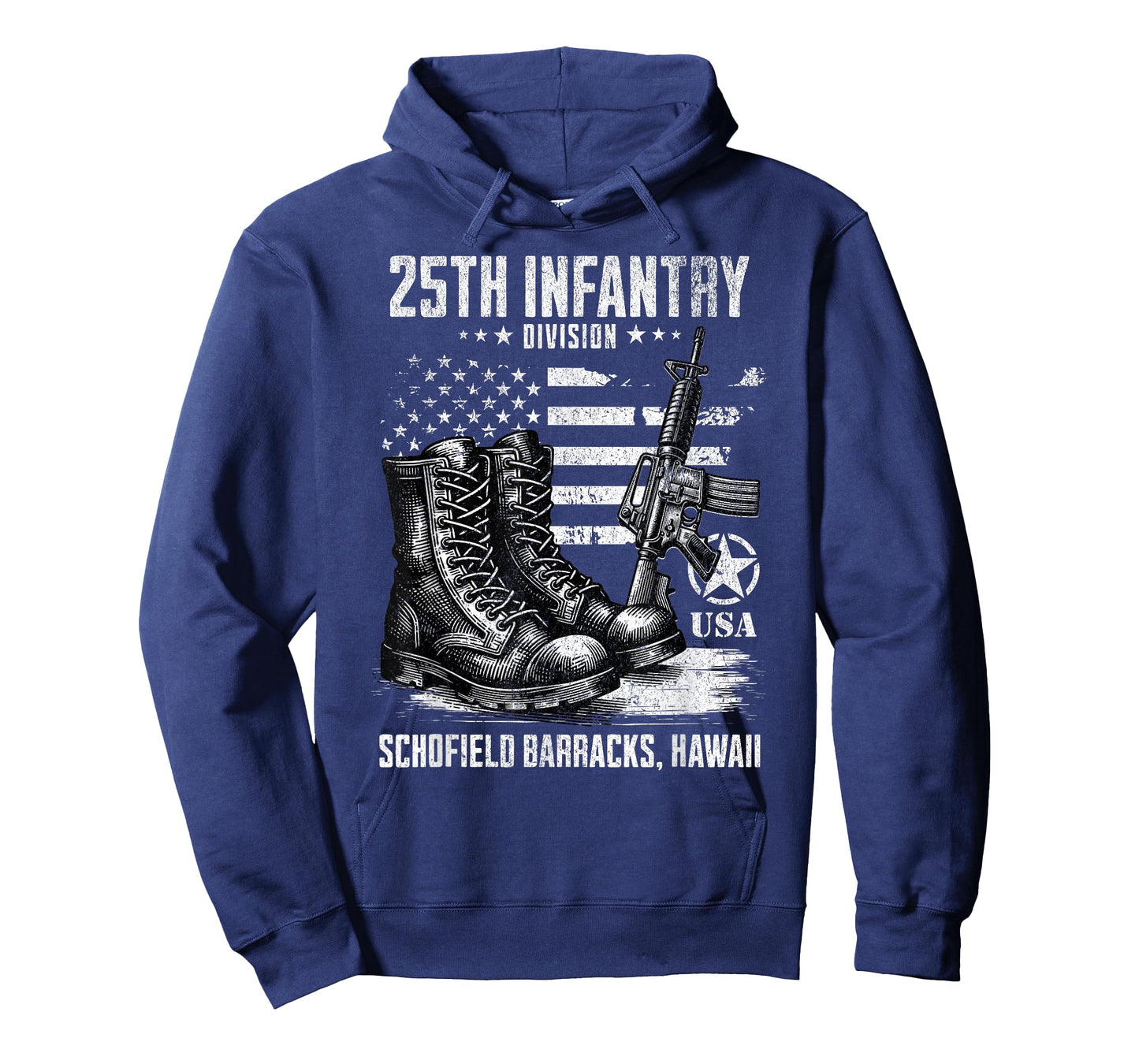 25th Infantry Division Schofield Barracks Hawaii Veteran T-Shirt