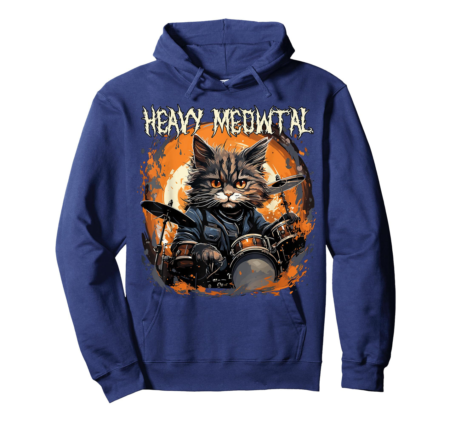 Heavy Meowtal cat heavy music music funny T-Shirt