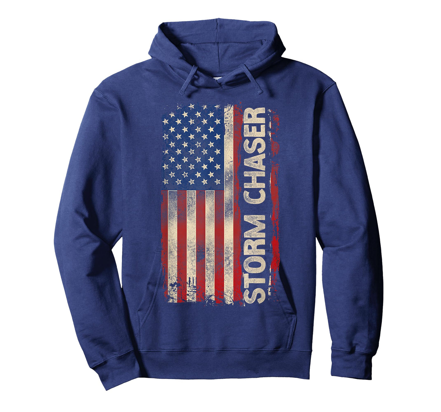 Storm Chaser Hurricane Meteorology Tornado Usa American Flag T-Shirt