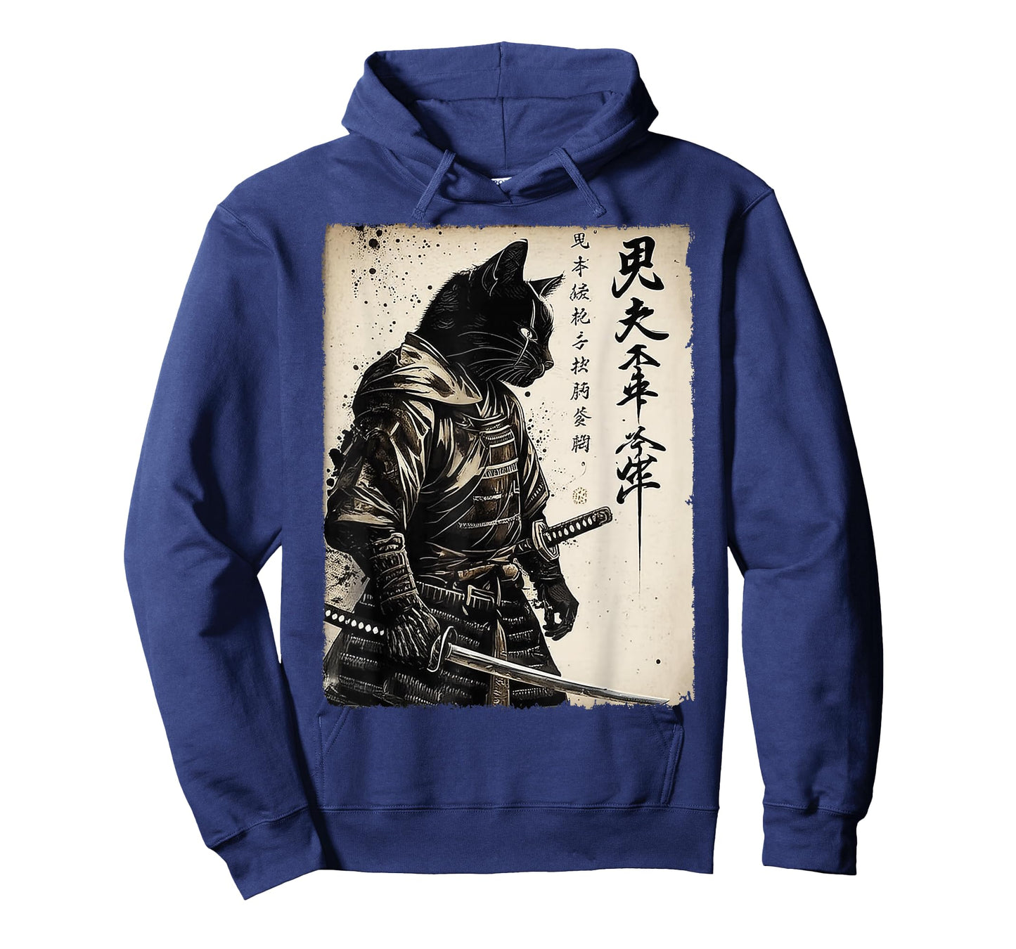 Samurai Cat Japanese Art Anime Gifts Men Women Kid Graphic T-Shirt