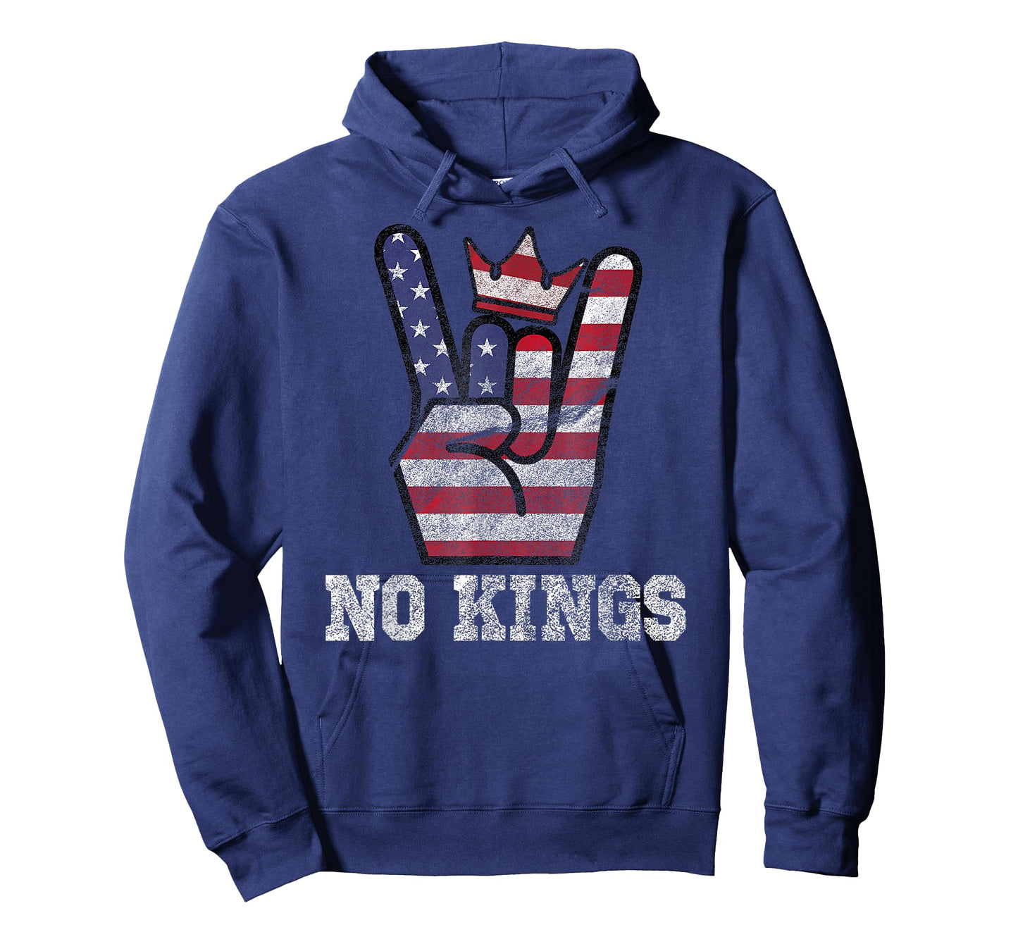No Kings Shirt 4th of July Vintage American Flag No Kings T-Shirt