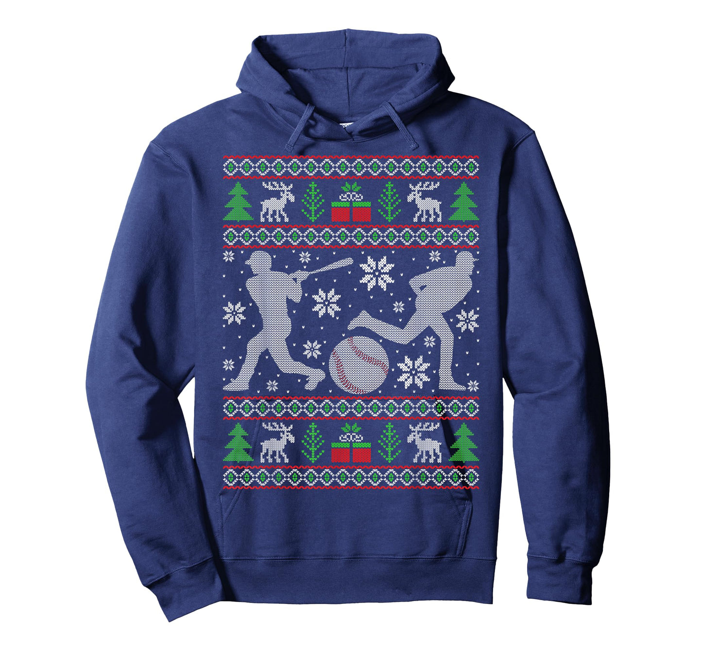 Baseball Christmas Pajama Funny Xmas PJs Men Women Teens T-Shirt