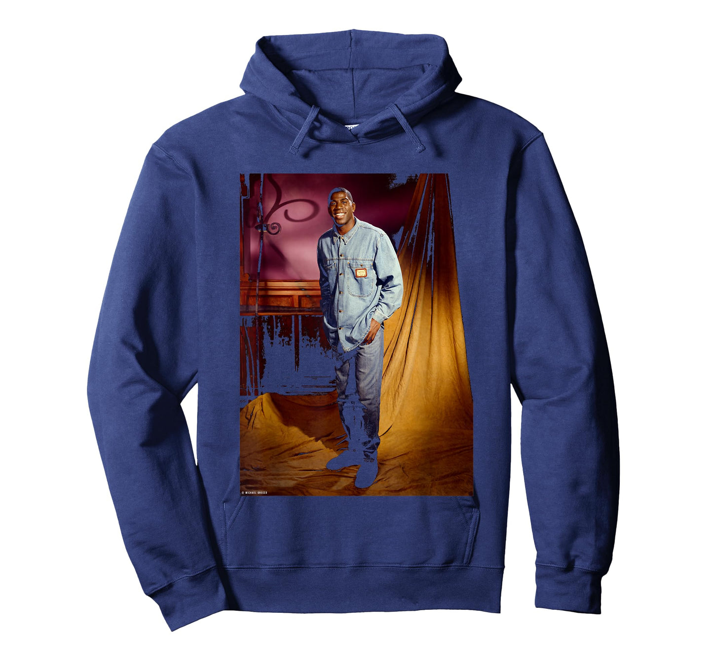 Basketball Legend Magic Johnson LA Lakers by Michael Grecco T-Shirt