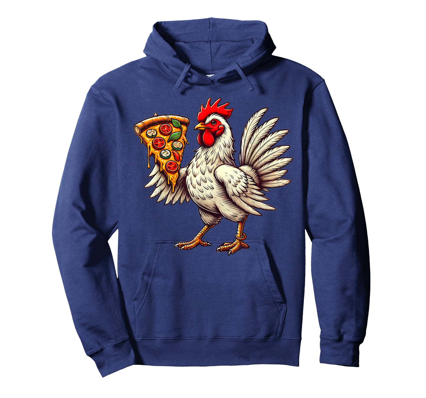 Cute Chicken Eating Pizza T-Shirt