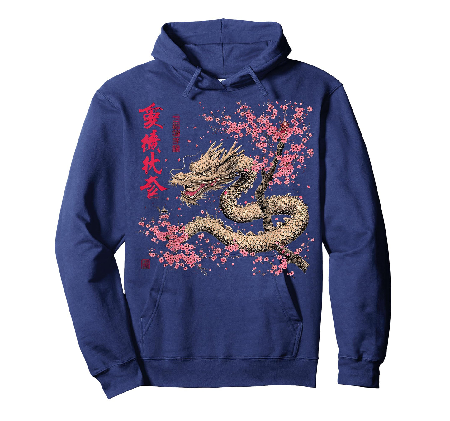 Cherry Blossom Chinese Dragon T-Shirt