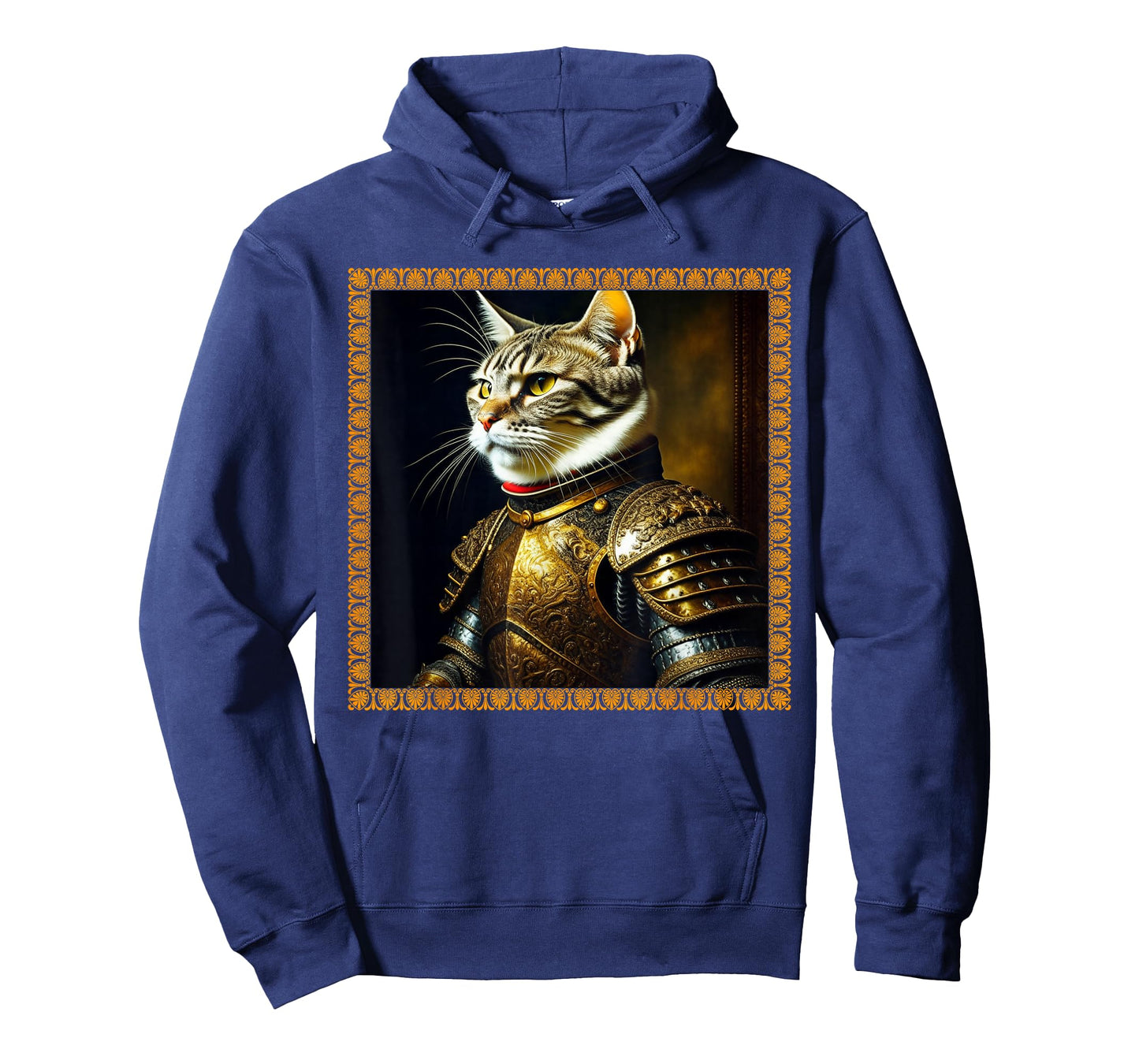 Funny CAT Medieval Portrait Renaissance Oil Painting Pet T-Shirt