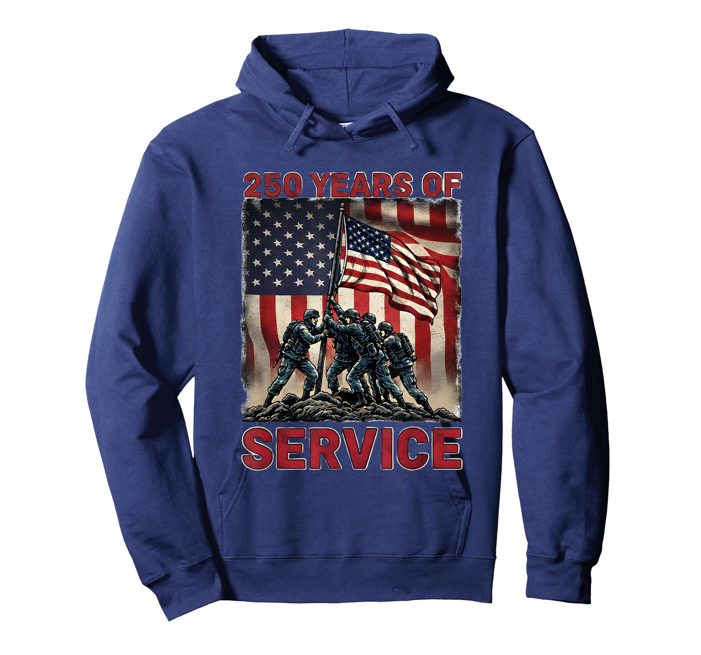 Service 250 Years 1776-2026 250th Birthday T-Shirt