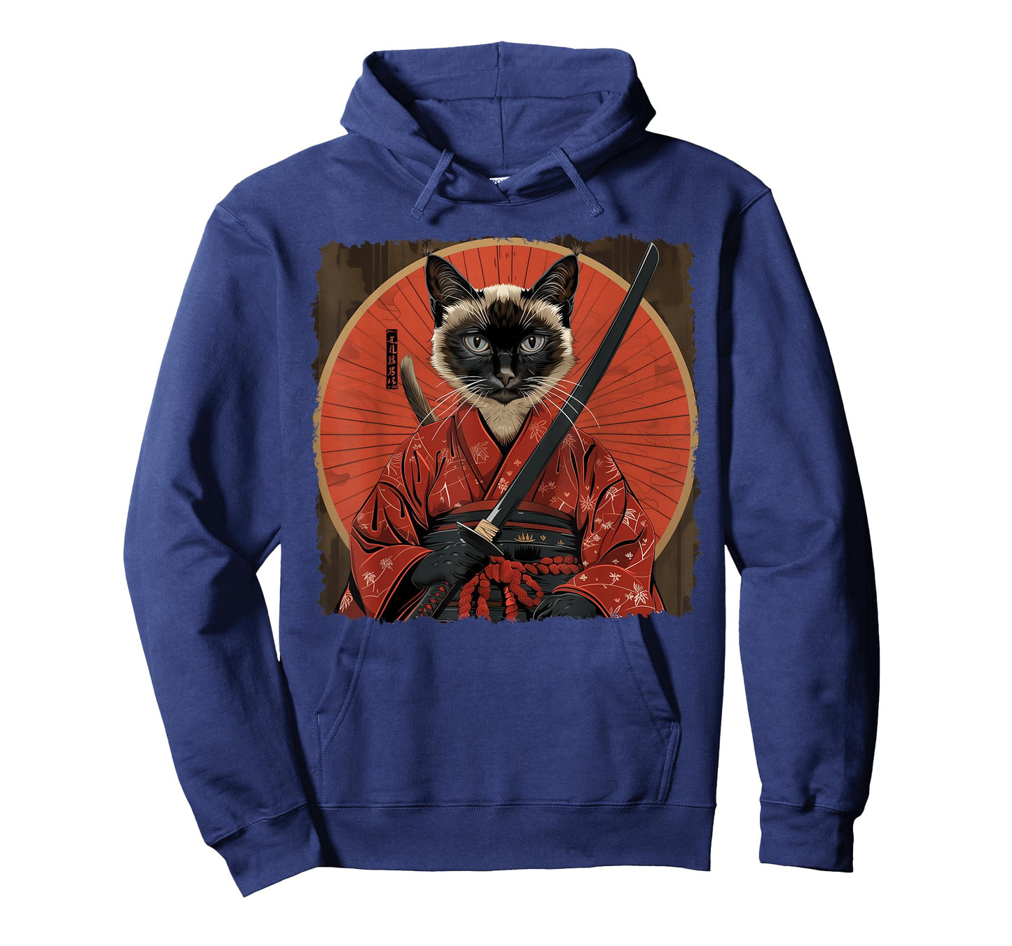 Siamese Cat Japanese Art Samurai Ukiyo-e Vintage T-Shirt