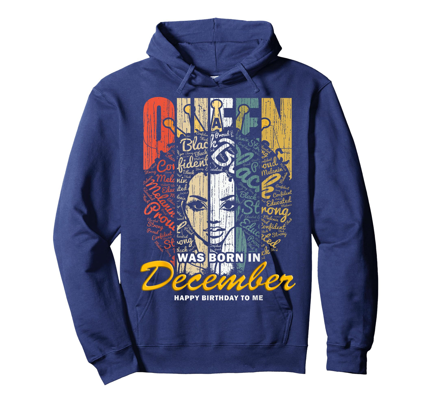 December Birthday Queen Shirts for Women Black Girl Magic T-Shirt