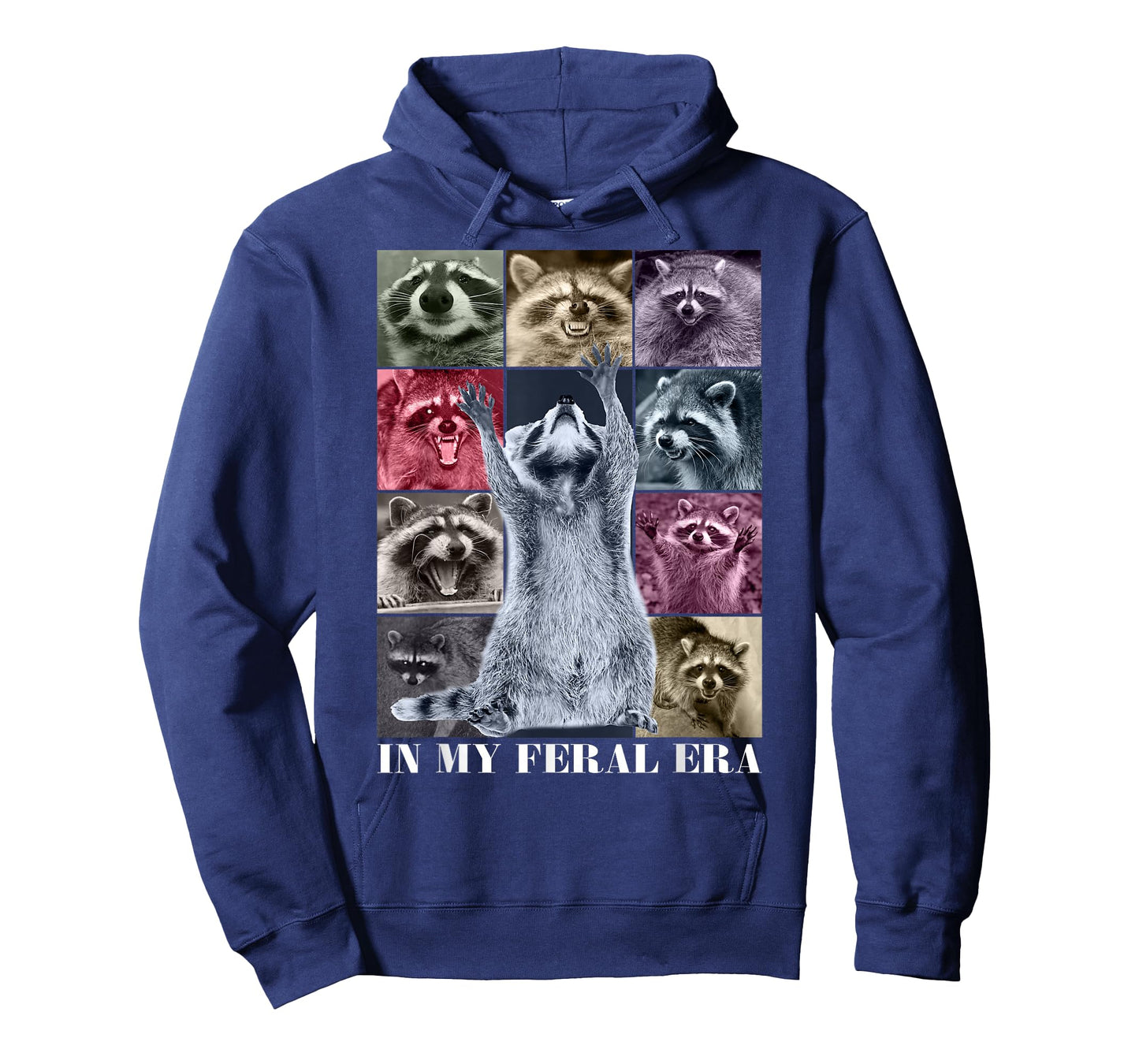 in My Feral Era Funny Raccoon Animal Meme Racoons Team Trash T-Shirt
