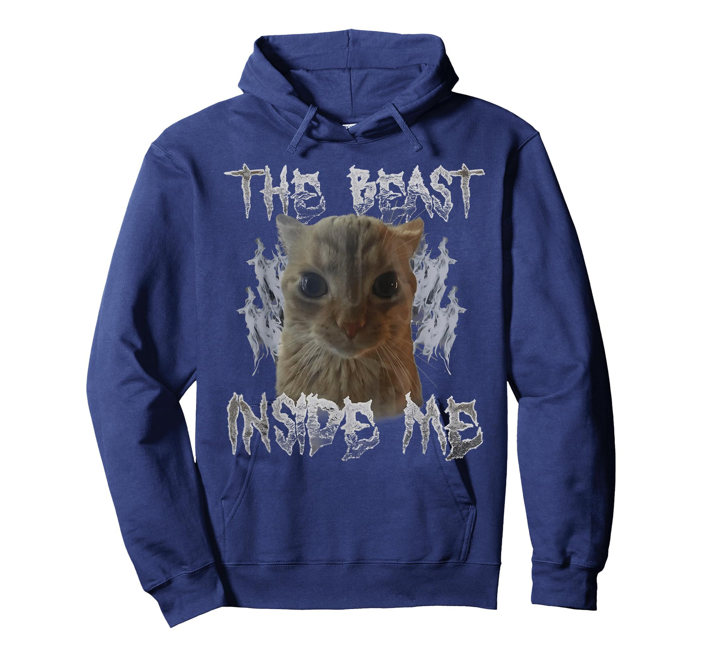Funny Cat Meme Beast Inside Me Sarcastic Inappropriate T-Shirt