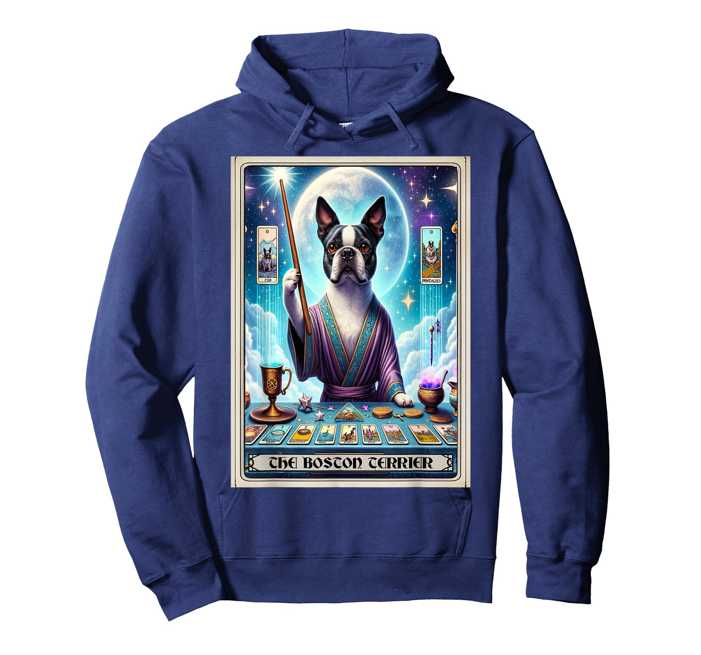 The Boston Terrier Tarot Card Dog T-Shirt
