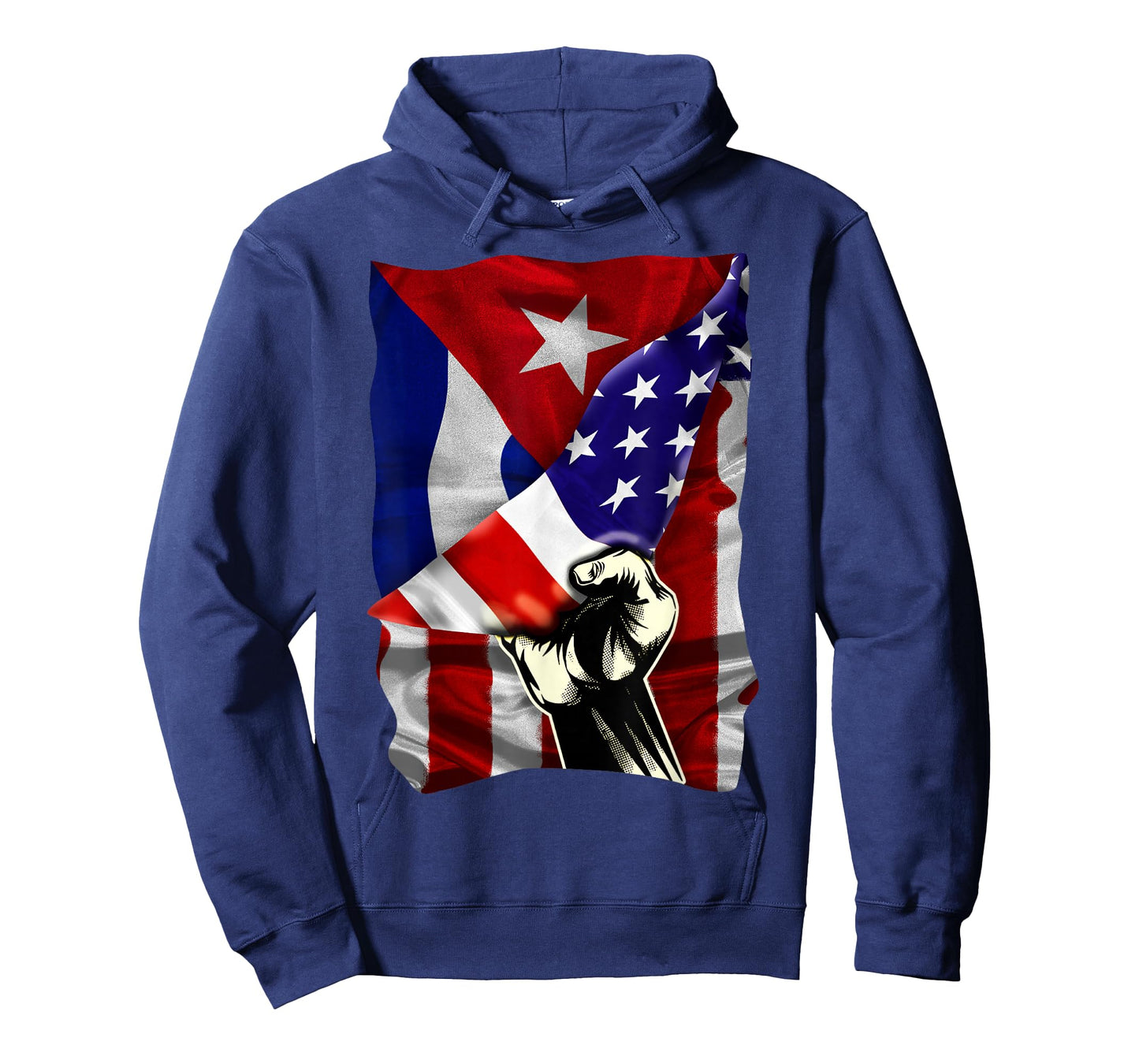 Half American Flag Cuban ROOTS USA Flag Cuba DNA T-Shirt