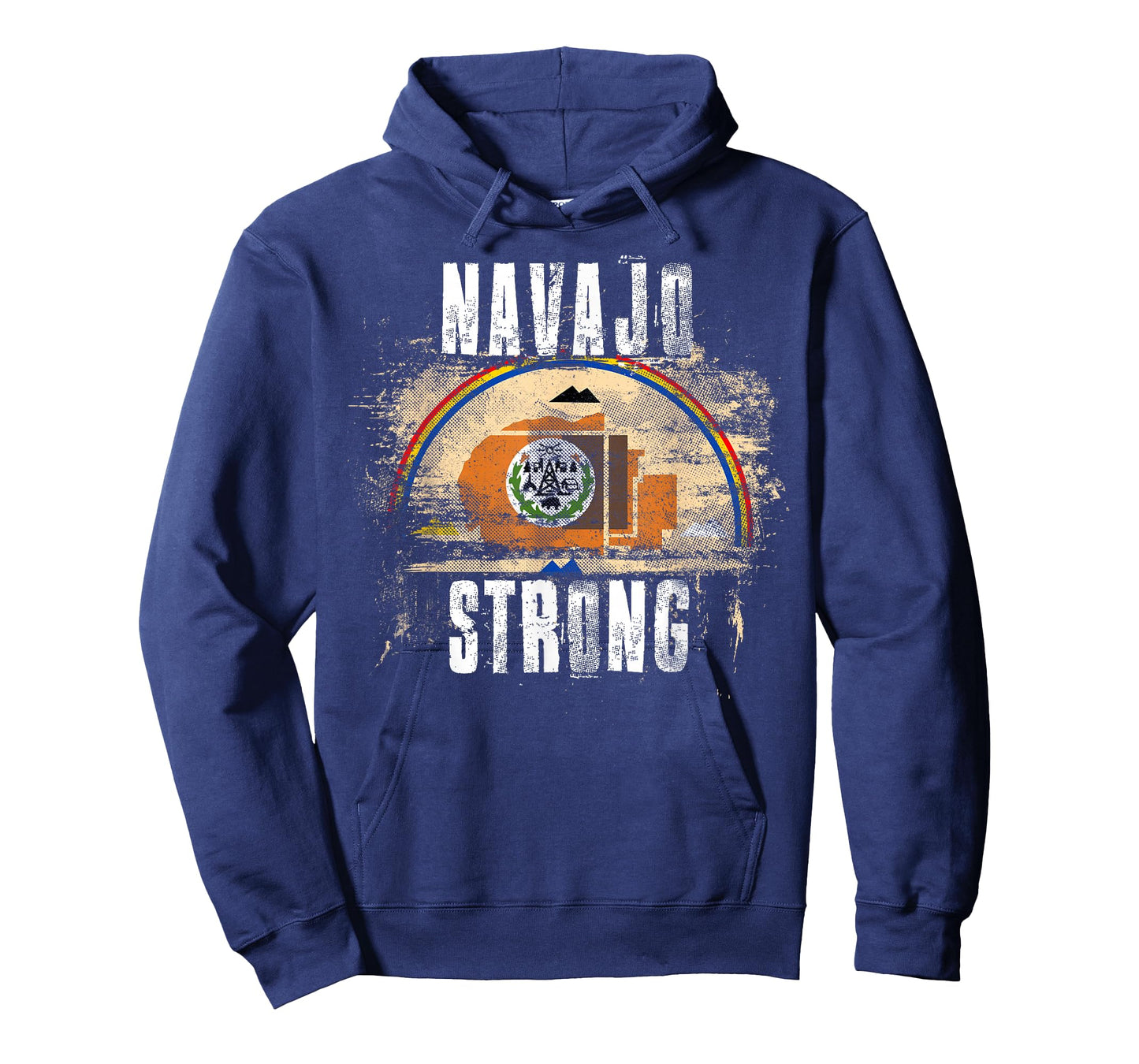 Navajo Strong Vintage Style Flag - Navajo Pride T-Shirt