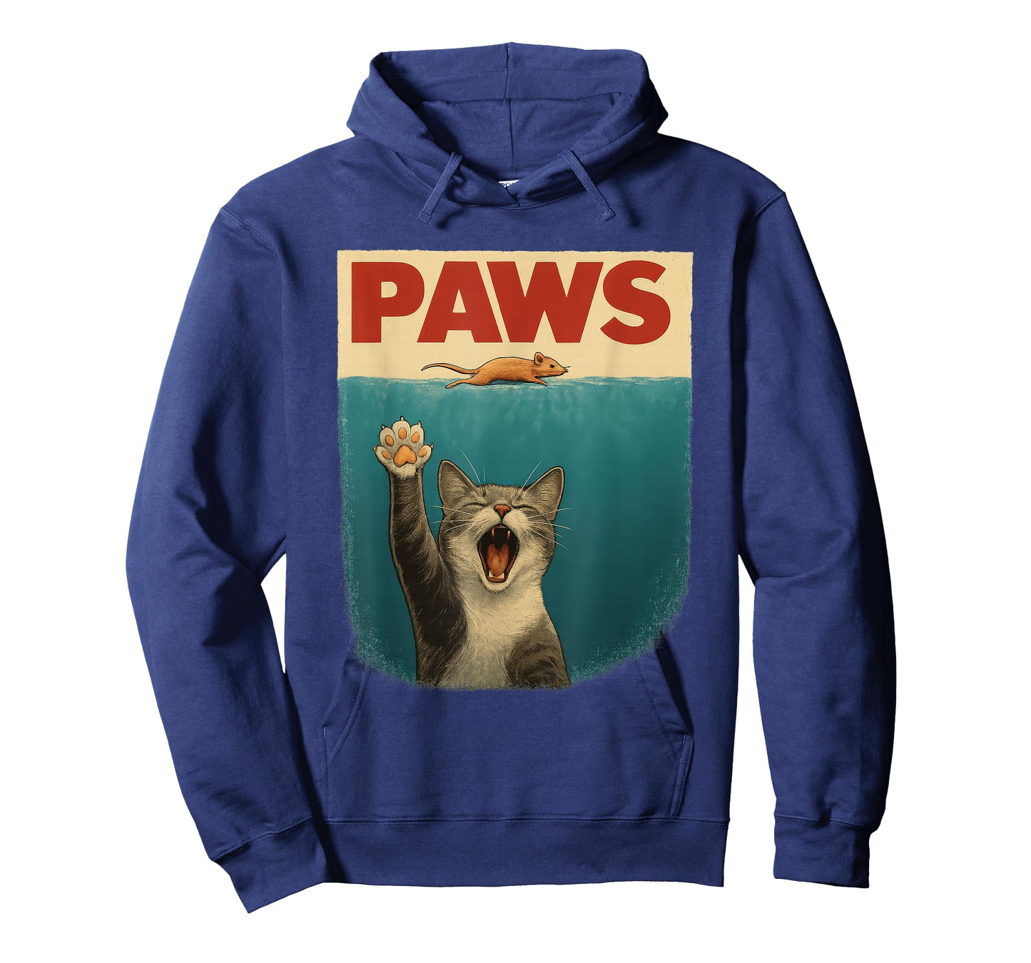 Funny Cat & Mouse Parody Retro Art – Paws T-Shirt