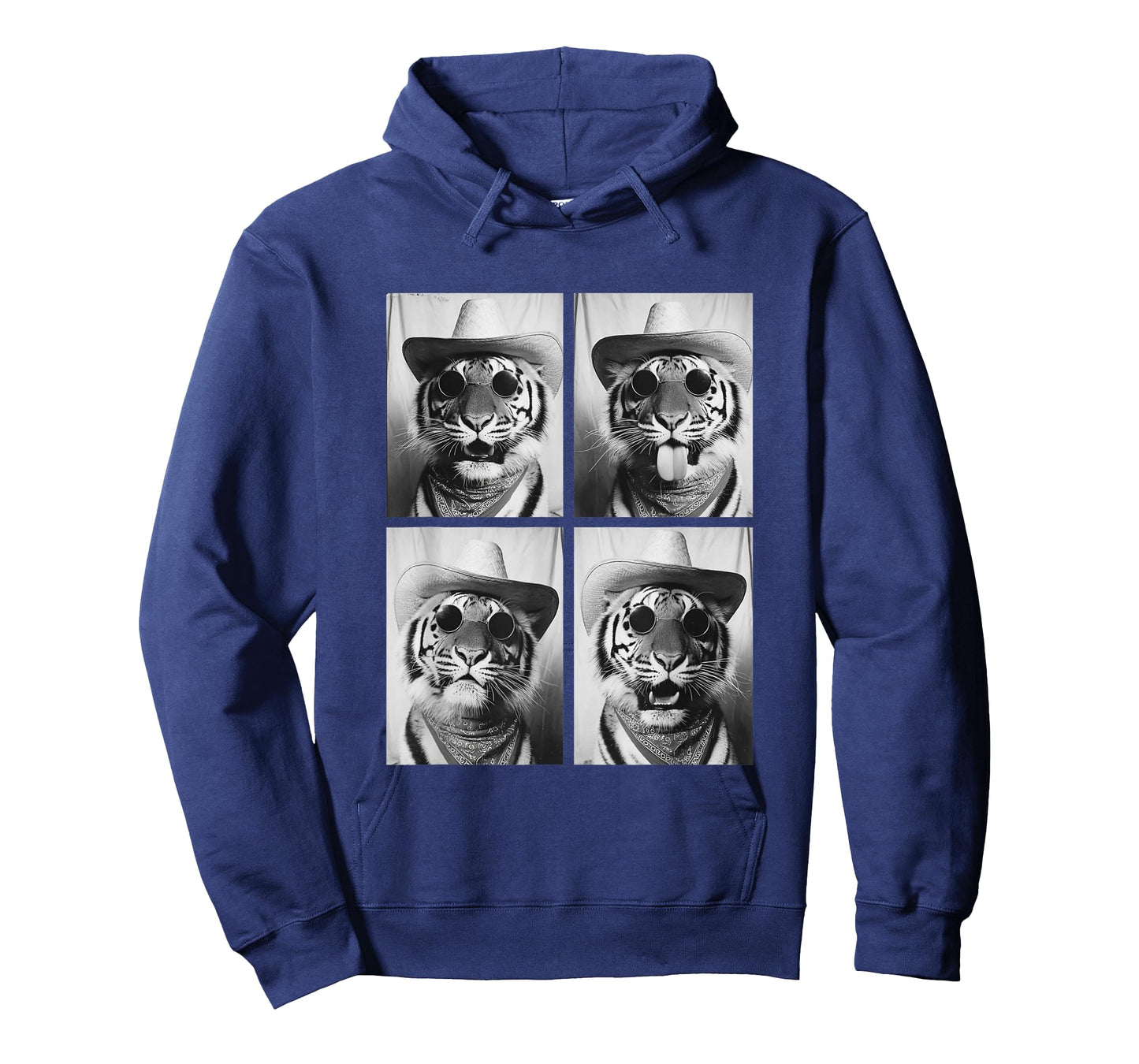 Cowboy Tigers with Sunglasses Animal Photo Booth Western T-Shirt