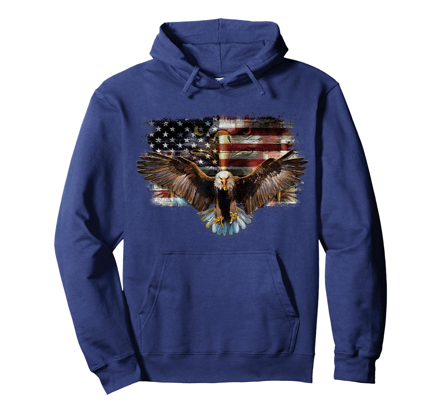 Bald Eagle 4th of July American USA Flag Eagle Patriotic T-Shirt