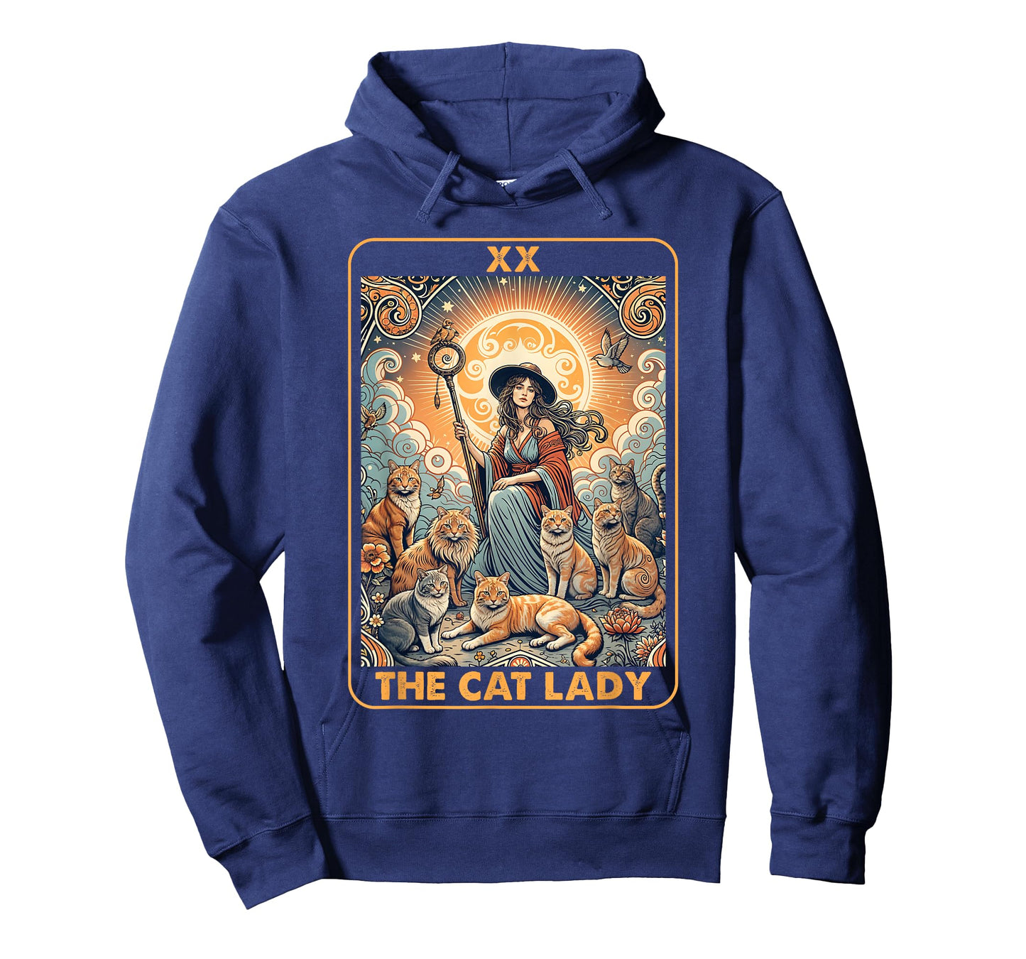 The Cat Lady Tarot Card Shirt Women Pet Kitten Cat Mom Mama T-Shirt