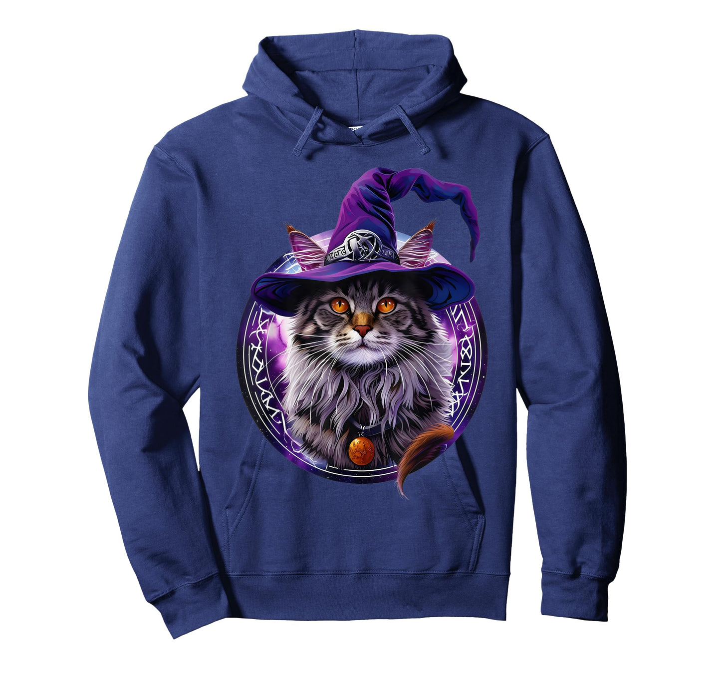 Magical Meowzard: Enchanting Halloween Wizard Cat T-Shirt
