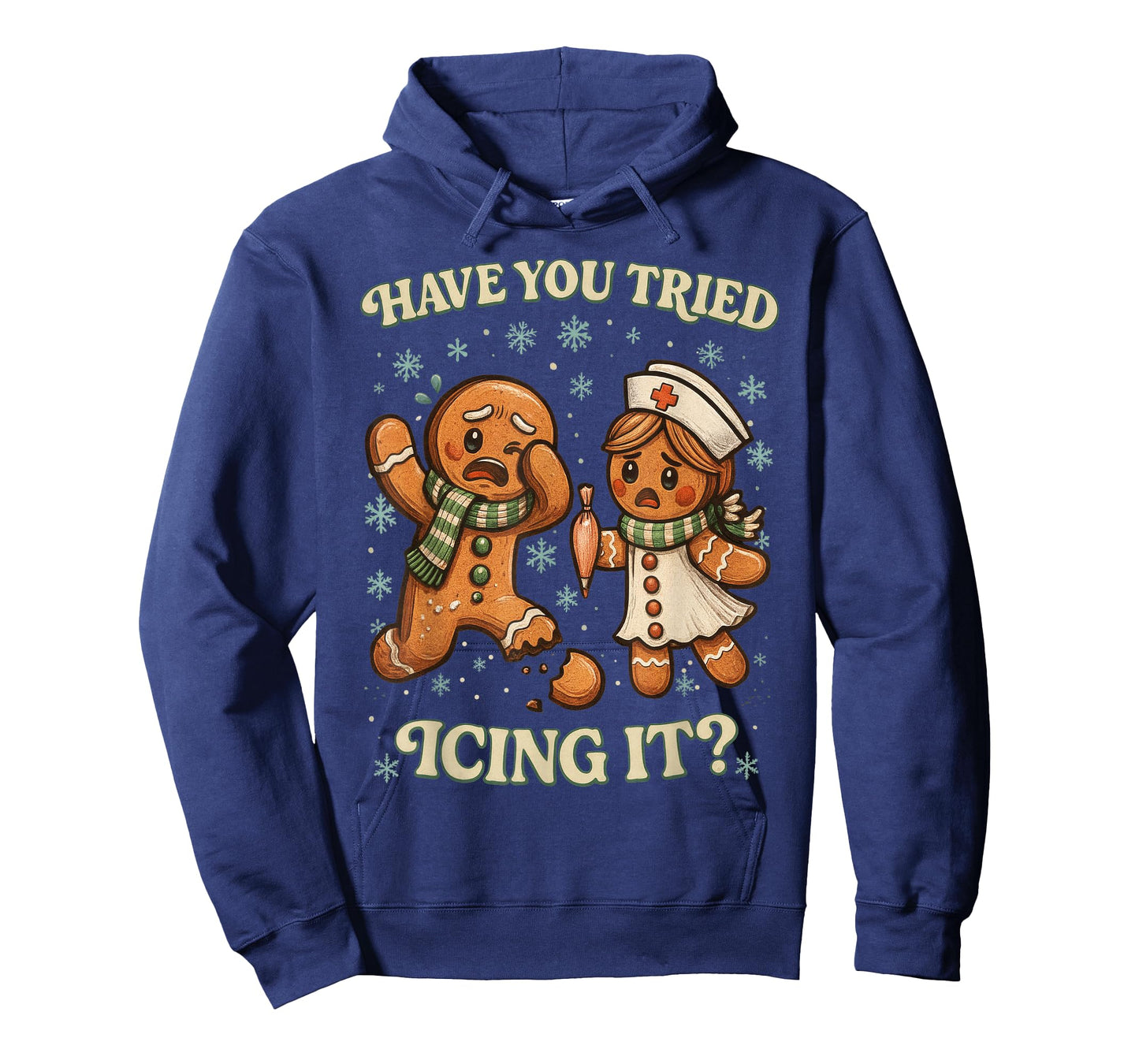 Have You Tried Icing It ? Funny Christmas Gingerbread T-Shirt