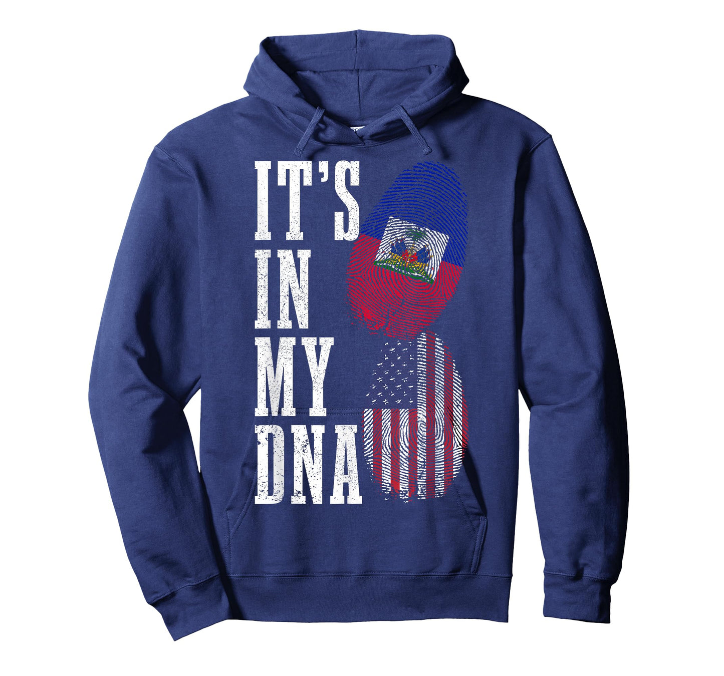 Haiti USA It's in My DNA American Flag Pride Haitian Roots T-Shirt