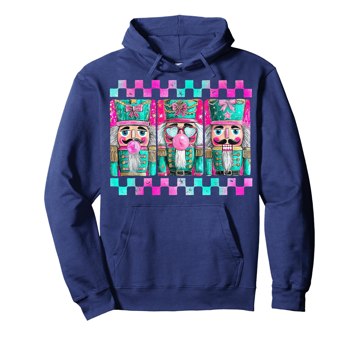 Colorful Preppy Nutcracker Design for Christmas Lovers T-Shirt