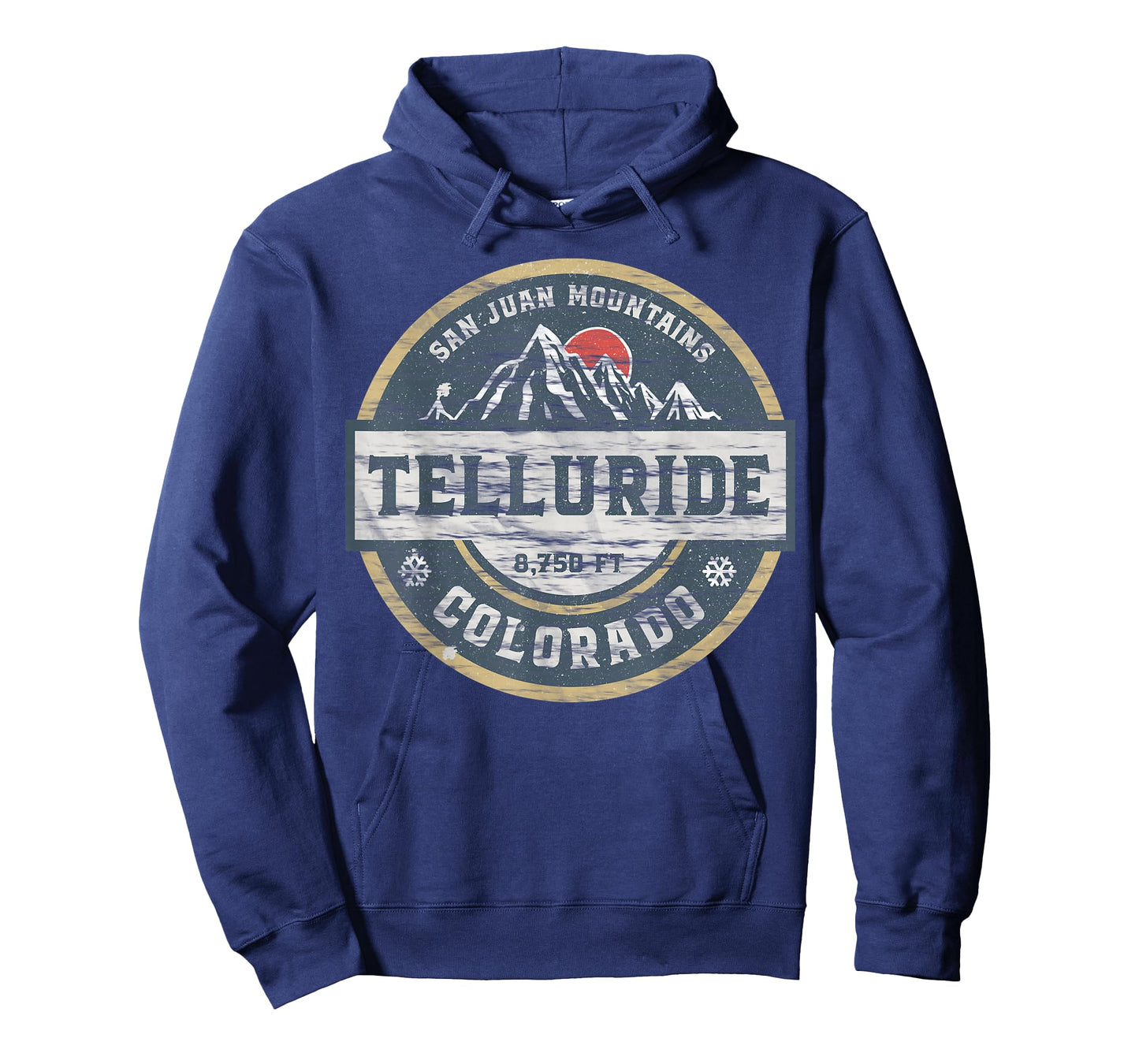 Telluride Colorado San Juan Rocky Mountains Skiing T-Shirt