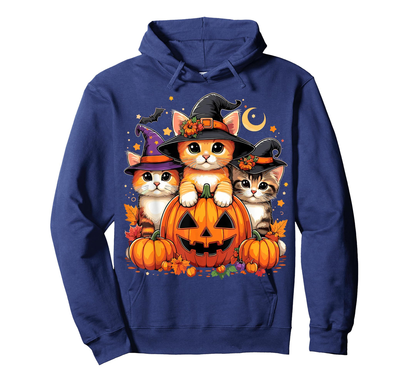 Halloween Thanksgiving Pumpkin Cute Cats T-Shirt