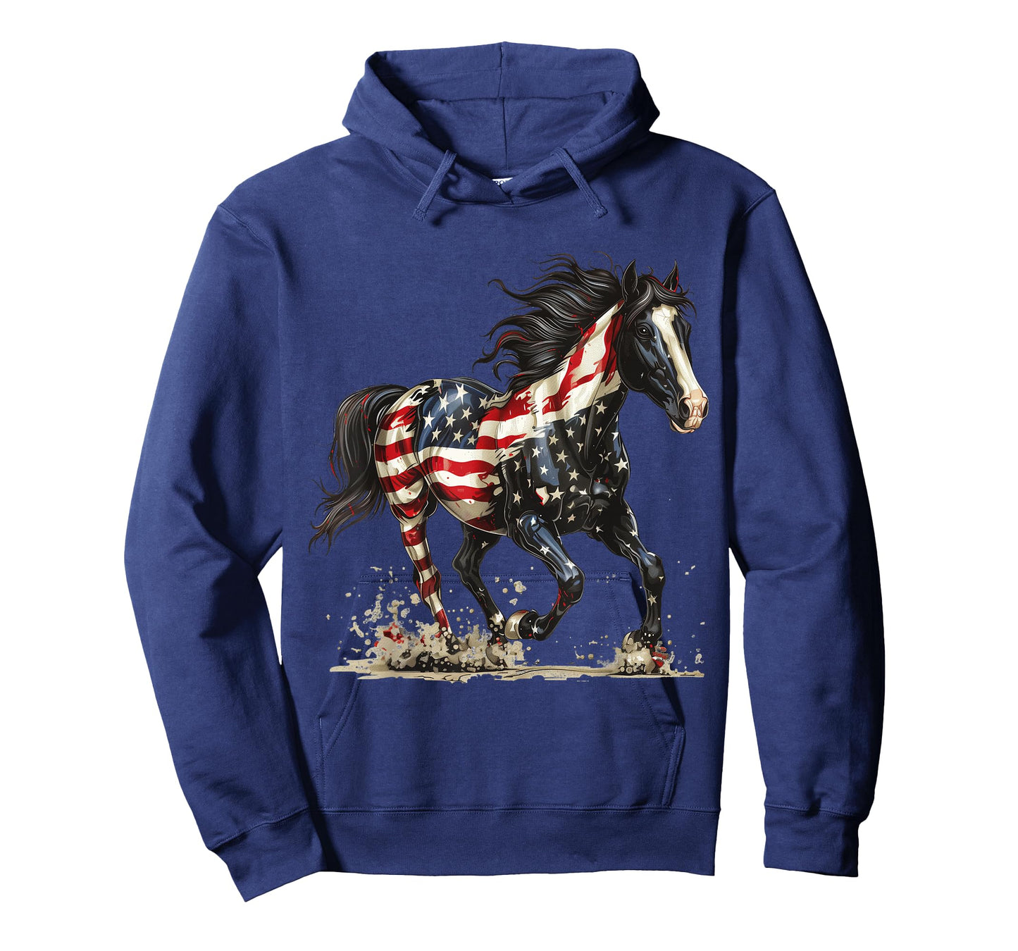 Patriotic Horse USA Flag Vintage Horse 4th of July T-Shirt