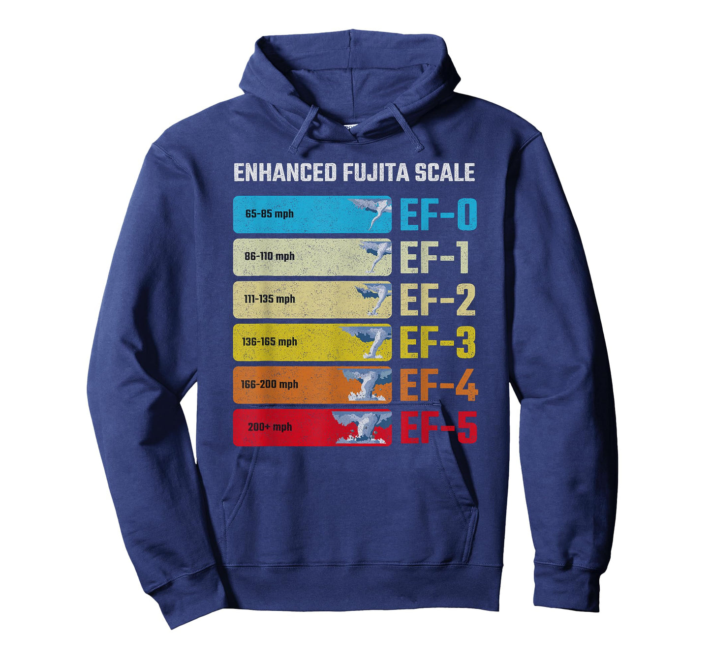 Enhanced Fujita Scale Tornado Chasing Storm Meteorology T-Shirt