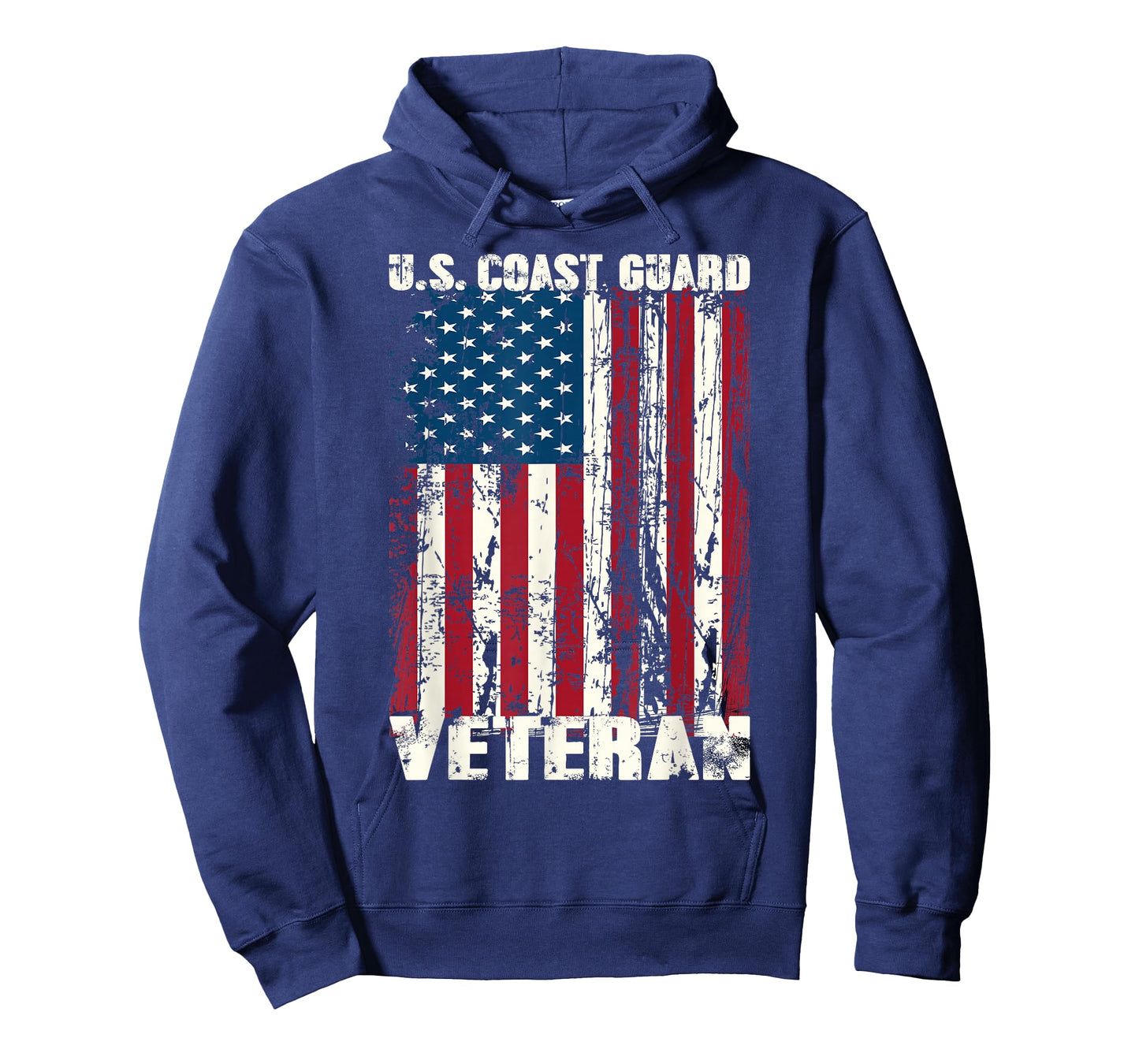 Coast Guard Veteran USCG American Flag Gift T-Shirt