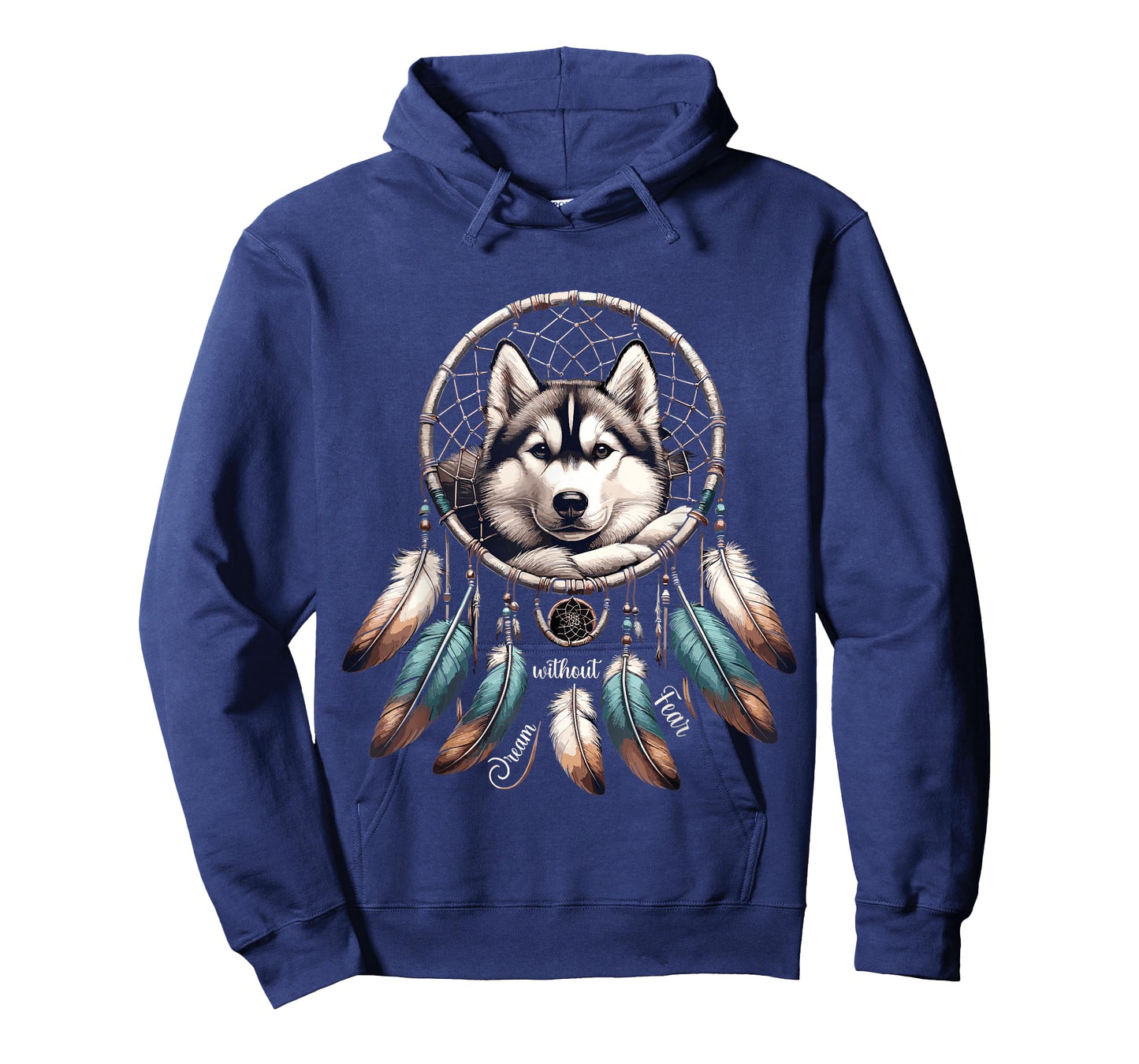 Dream Without Fear Wolf Dreamcatcher T-Shirt