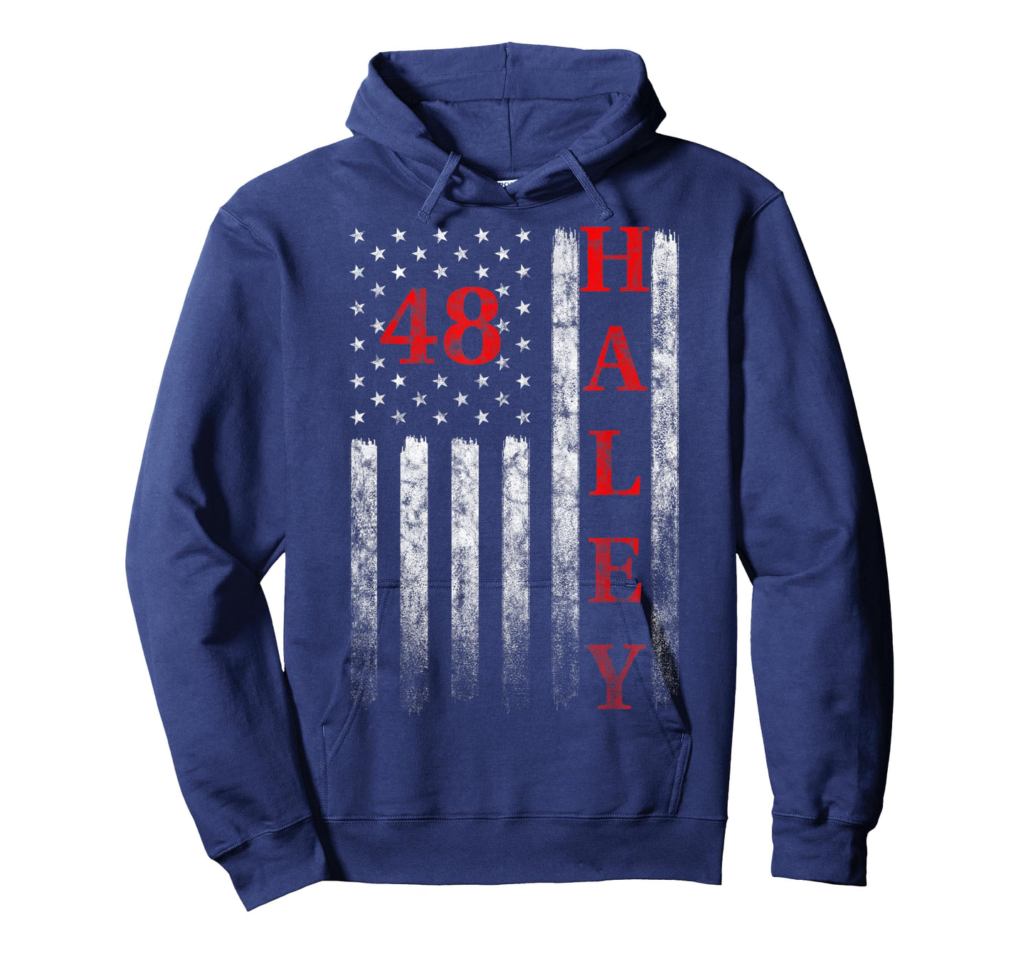 Nikki Haley 2028 American Flag USA Flag President Campaign Women Kids Men T-Shirt