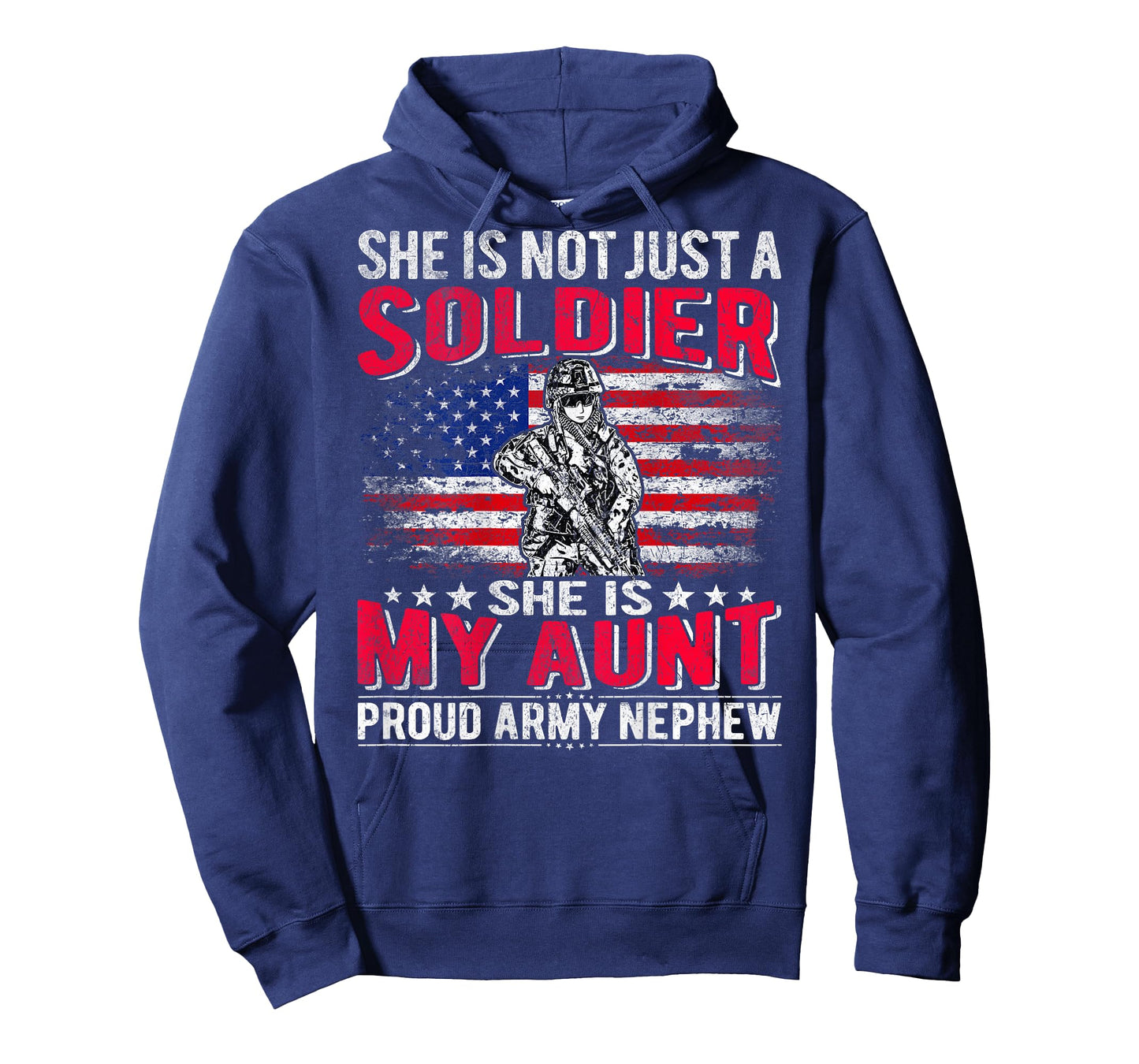 My Aunt Is My Soldier Hero Proud Army Nephew Military Family T-Shirt